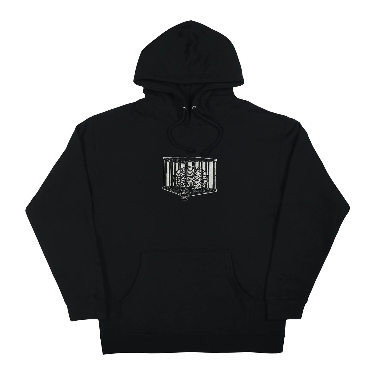 Brain Hoodie, Black