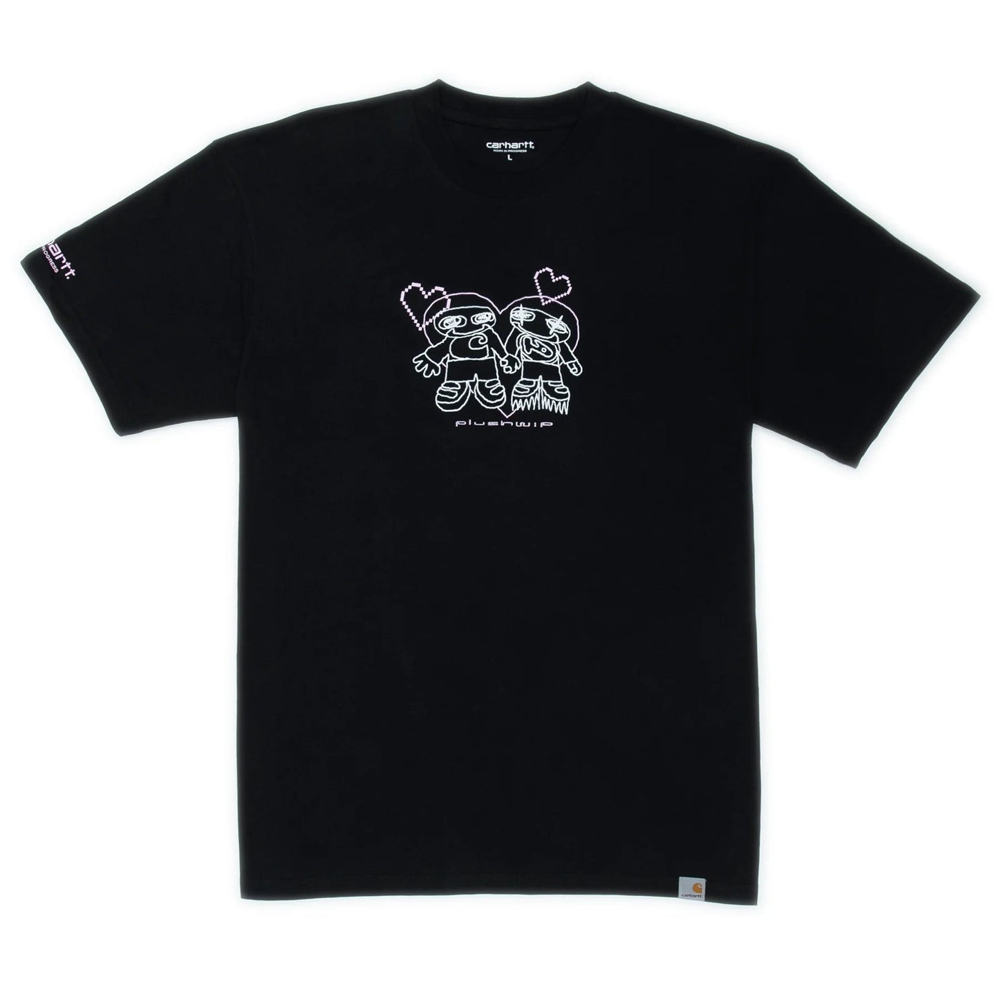 Plush / Carhartt WIP "Broken Hearts" Tee, Black
