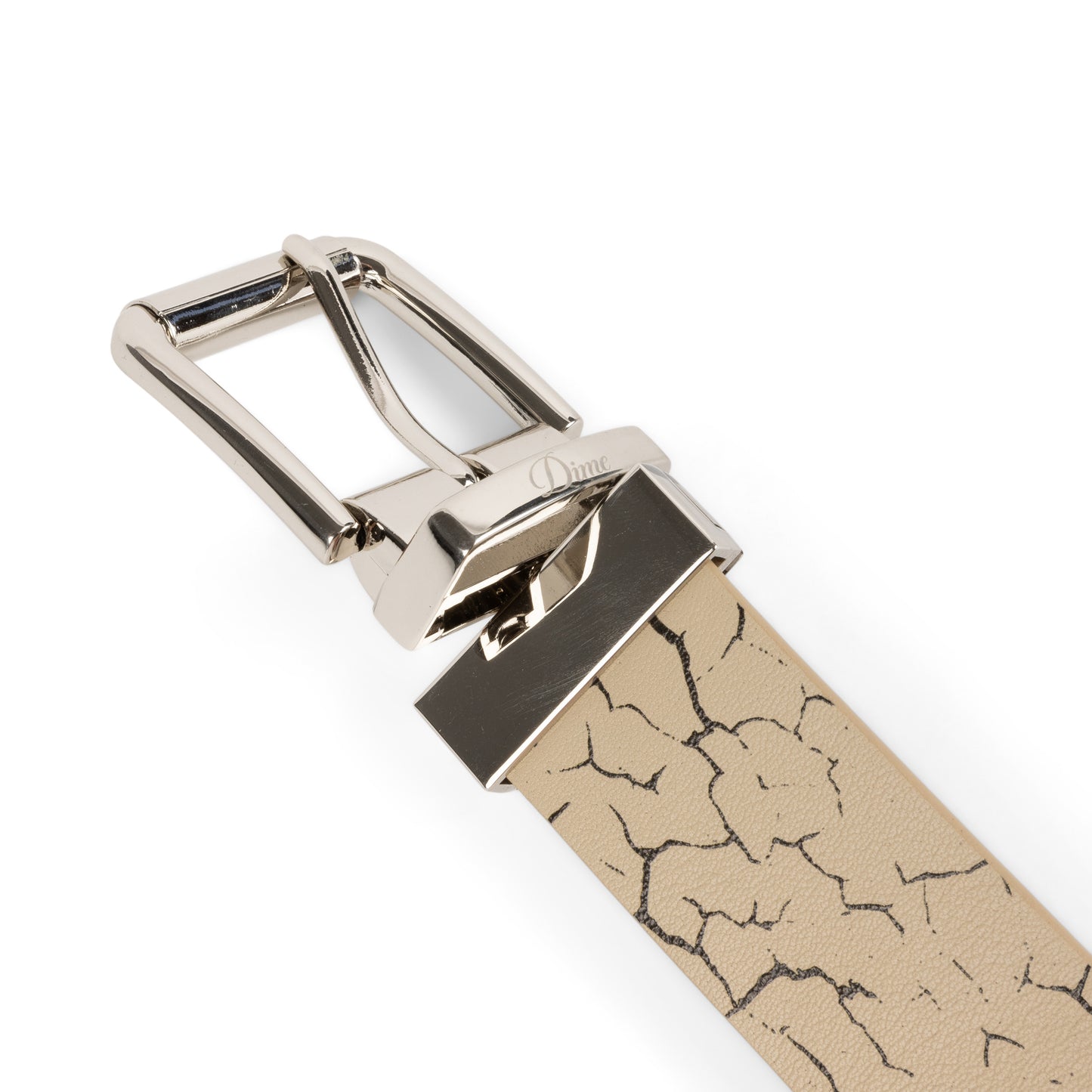Reversible Leather Belt, Beige