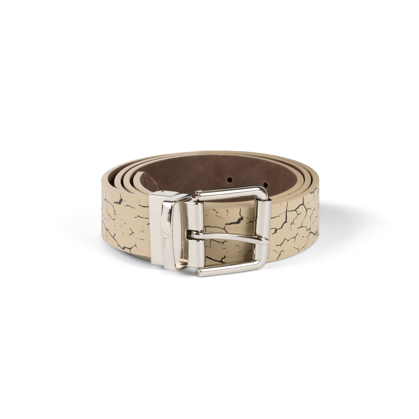 Reversible Leather Belt, Beige