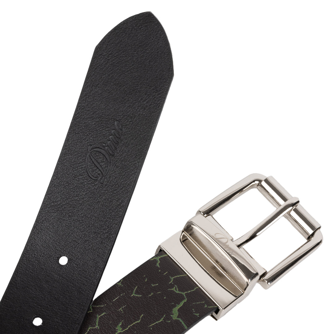 Reversible Leather Belt, Black