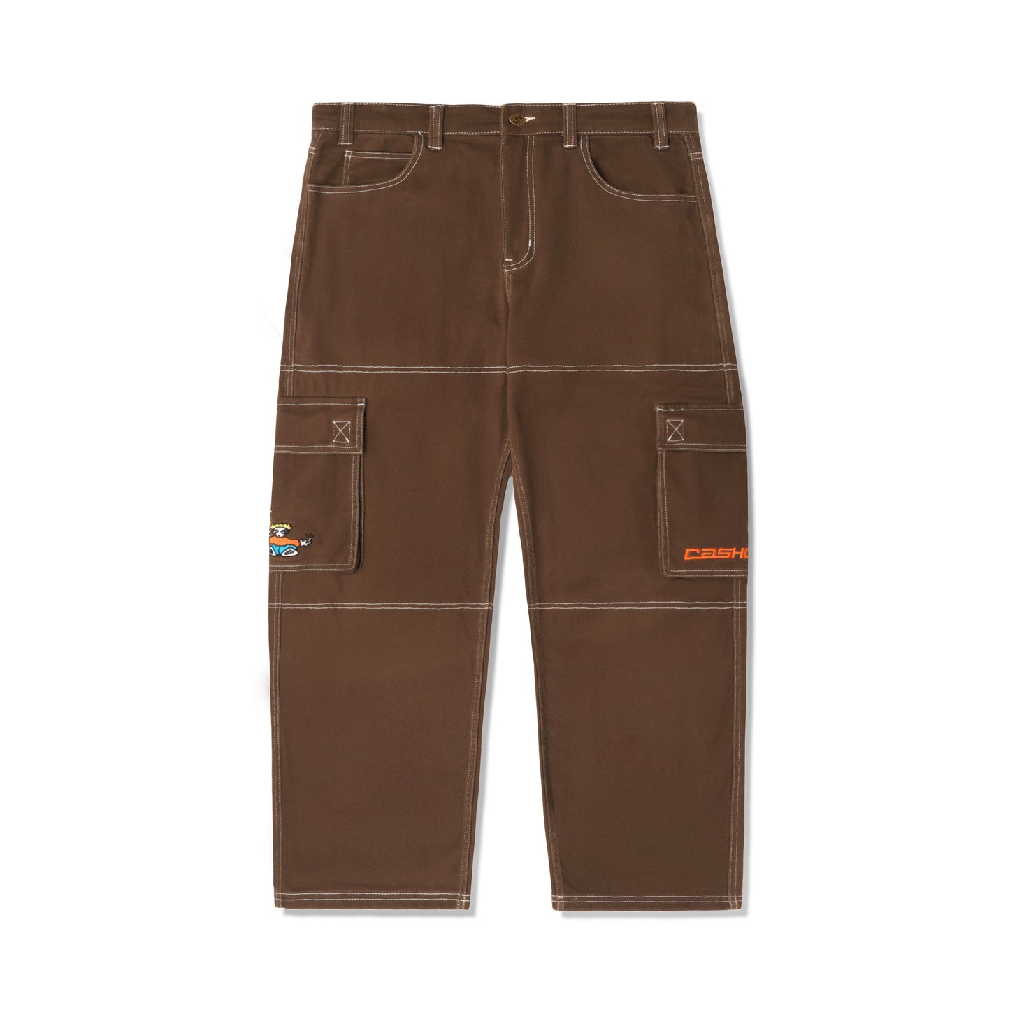 Aleka Cargo Jeans, Brown