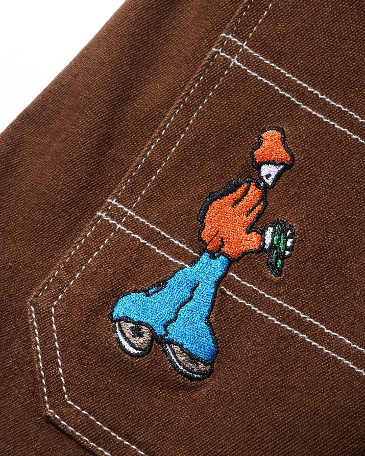 Aleka Cargo Jeans, Brown
