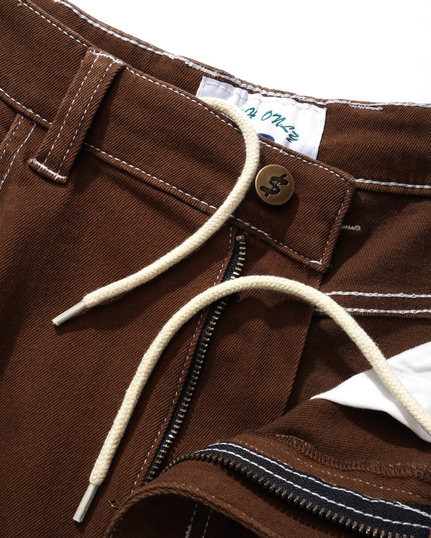 Aleka Cargo Jeans, Brown