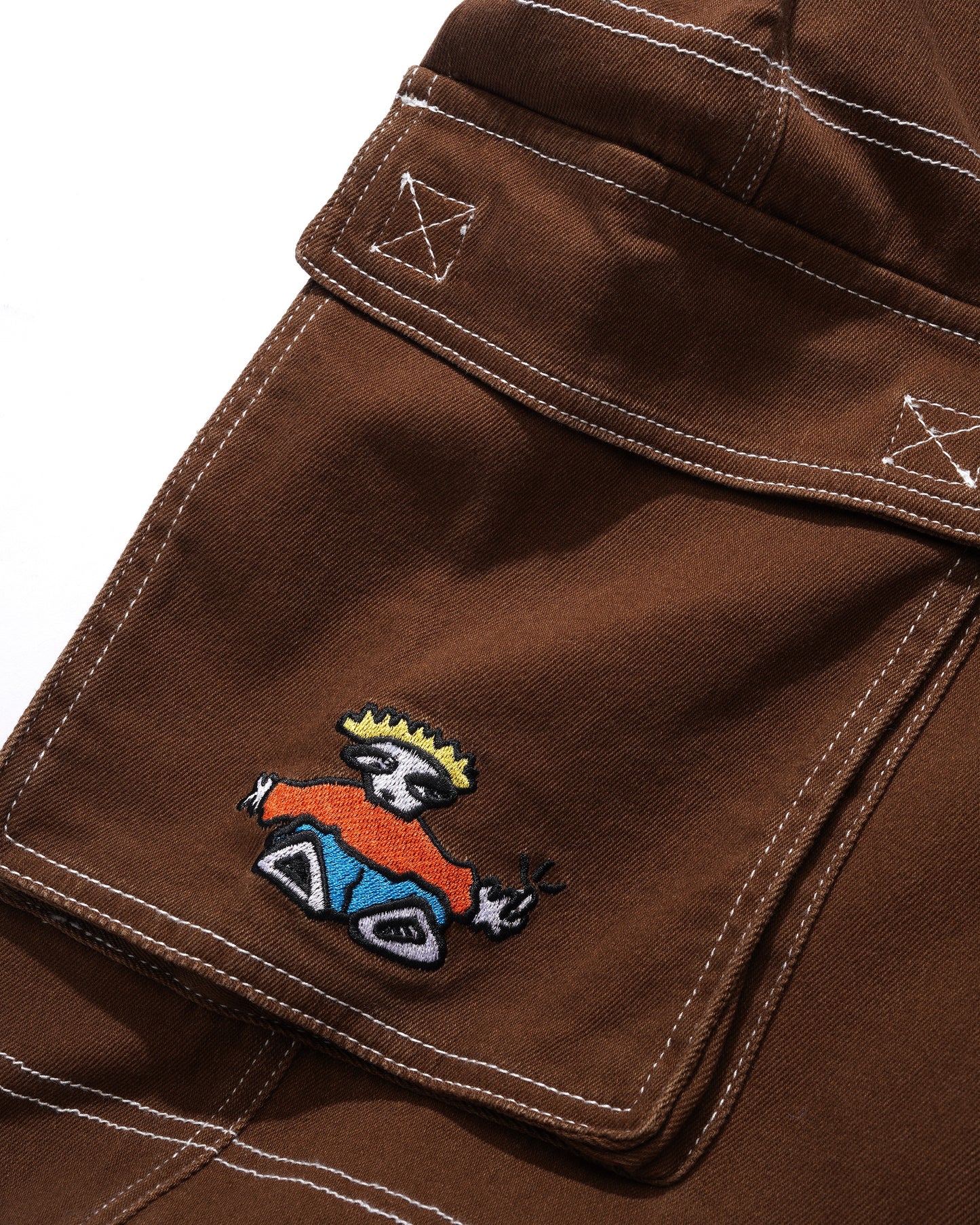 Aleka Cargo Jeans, Brown