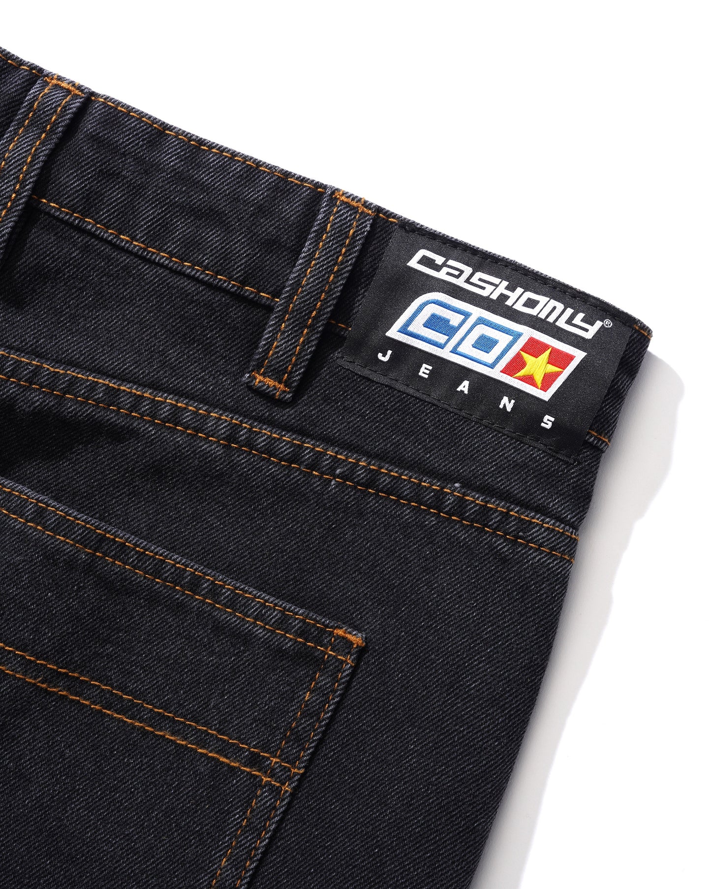 Aleka Cargo Jeans, Faded Black