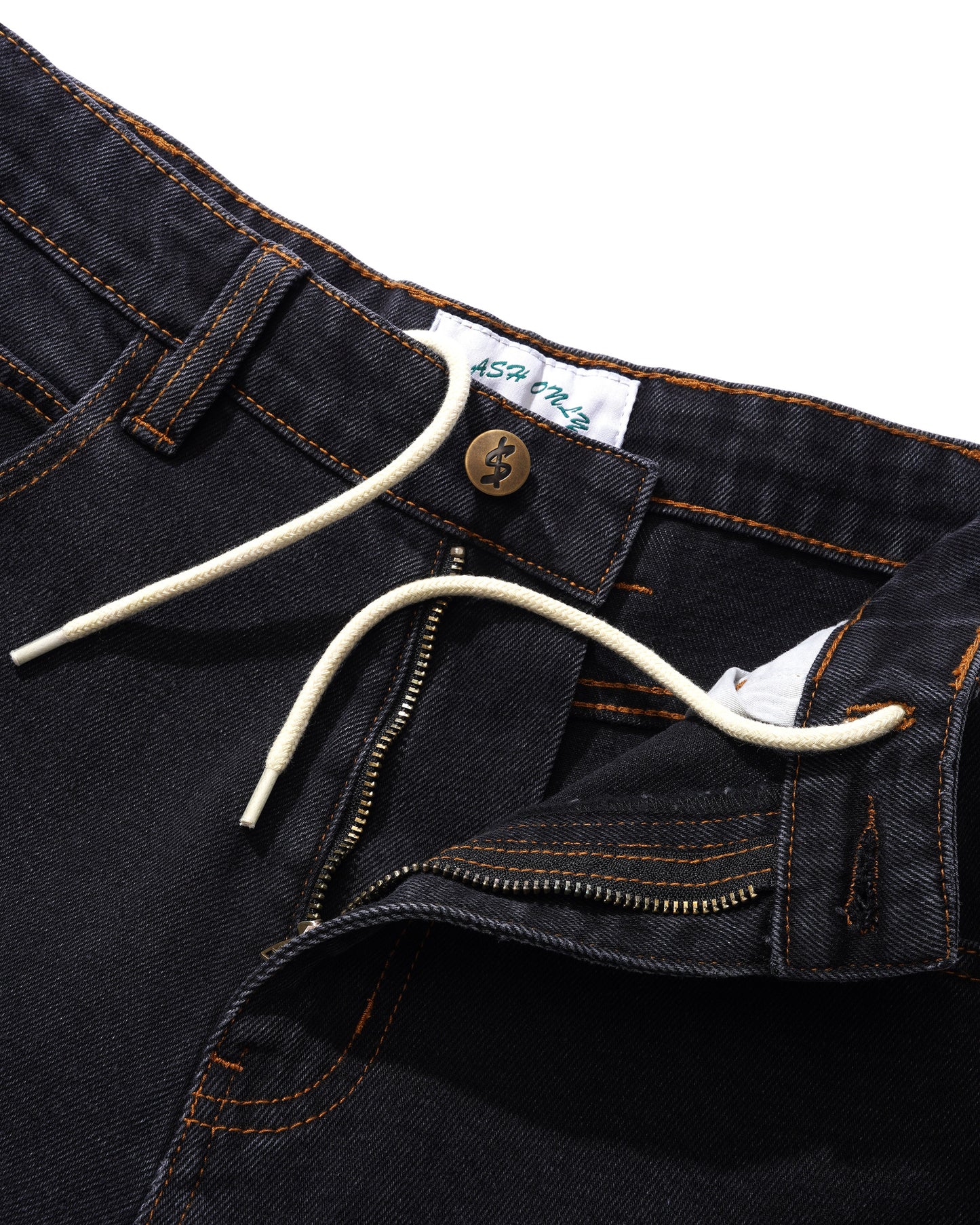 Aleka Cargo Jeans, Faded Black