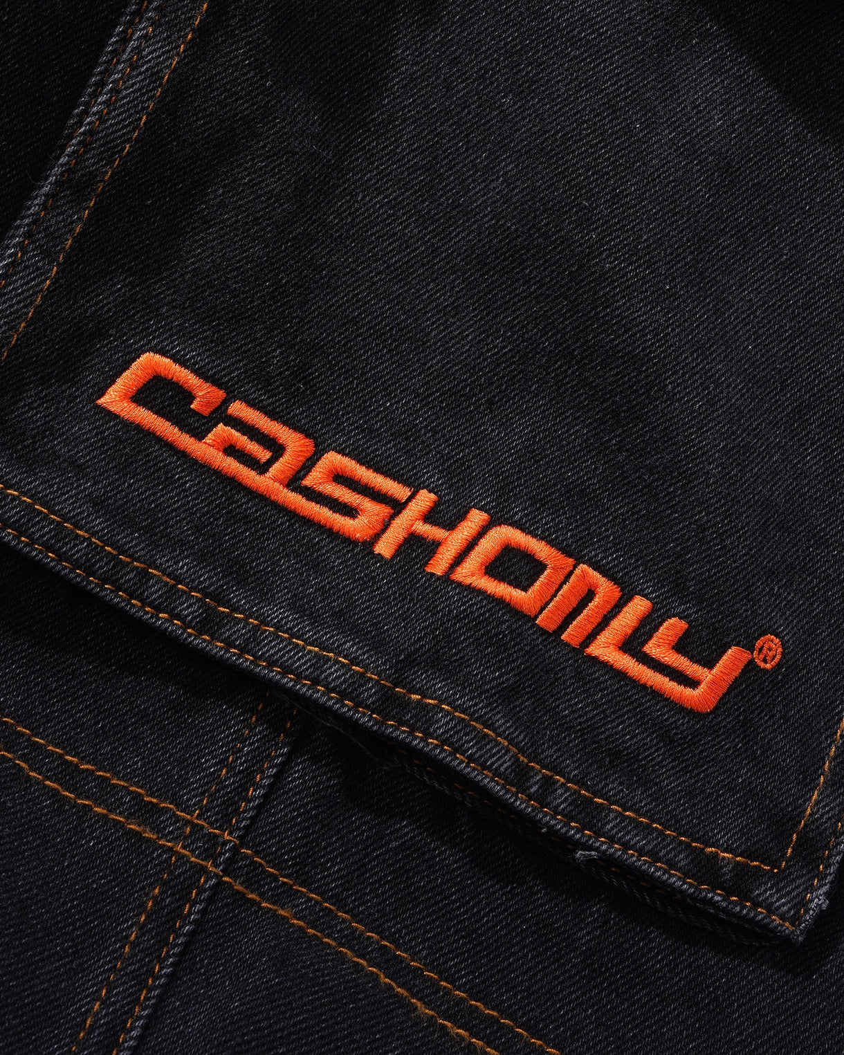 Aleka Cargo Jeans, Faded Black