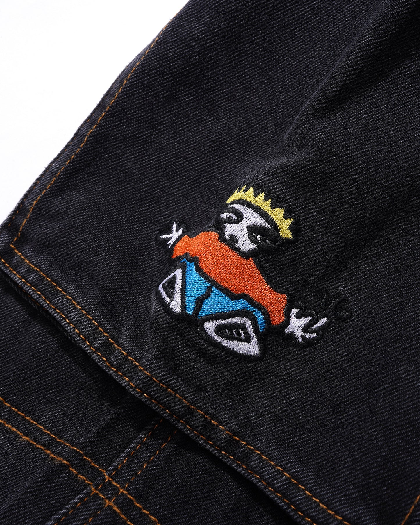 Aleka Cargo Jeans, Faded Black