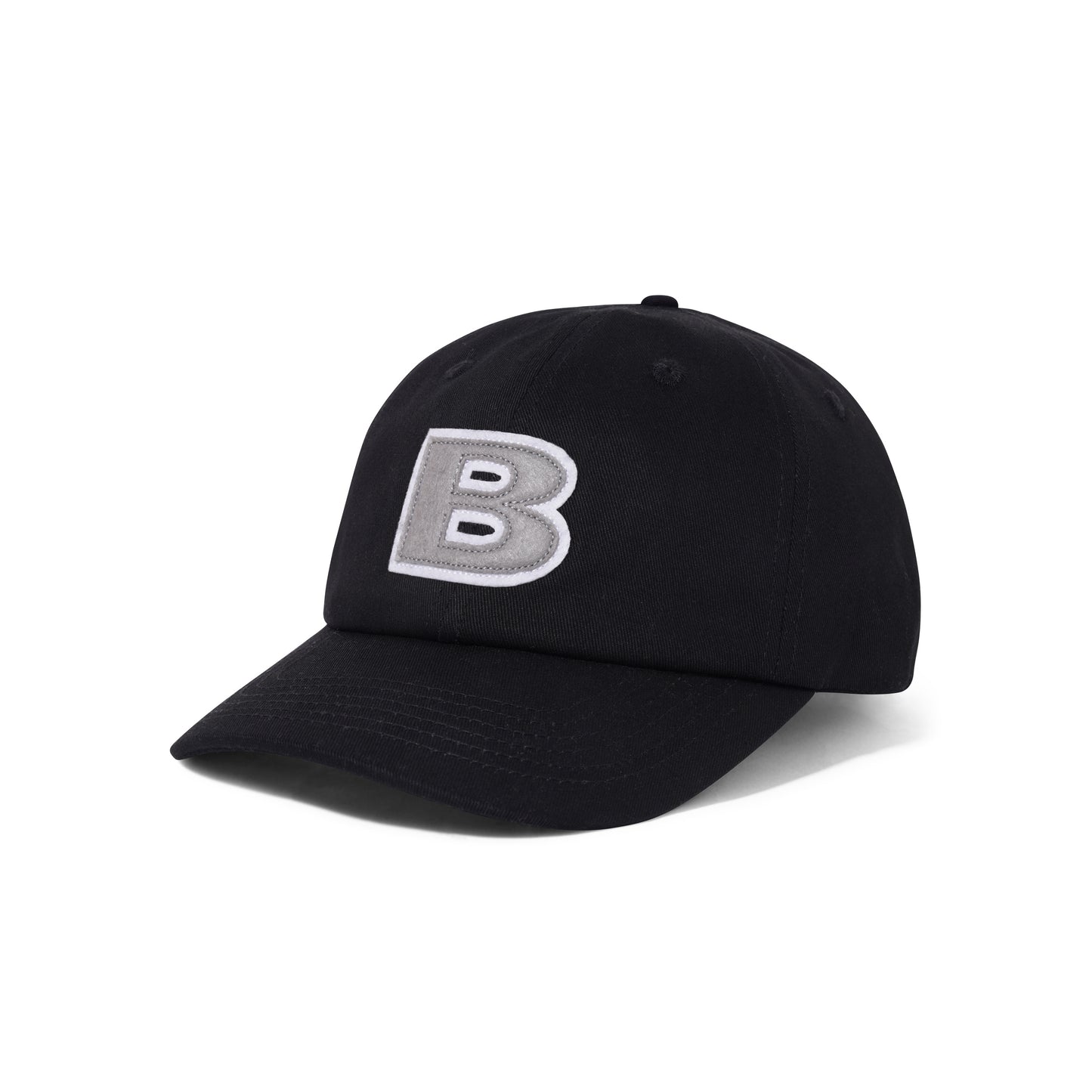 Logo 6 Panel Cap, Black