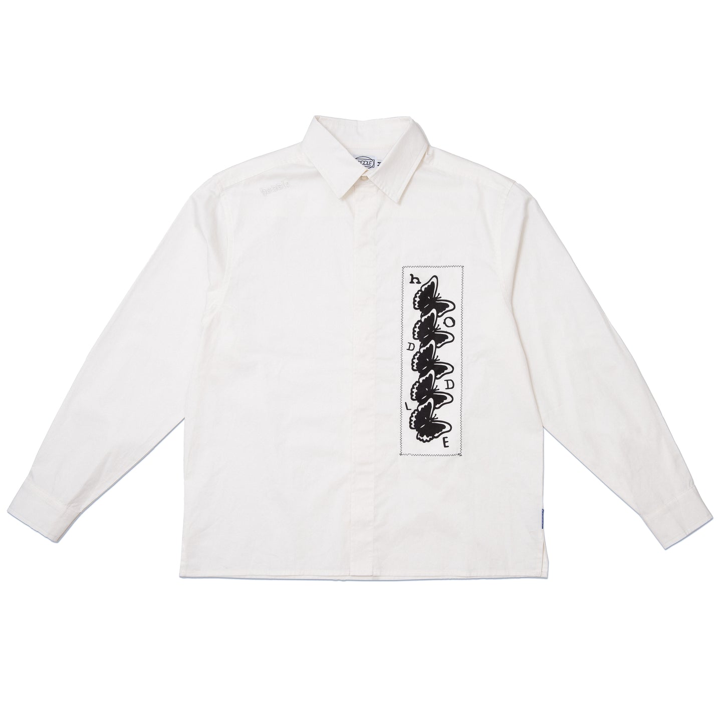 Butterfly Oxford Shirt, White