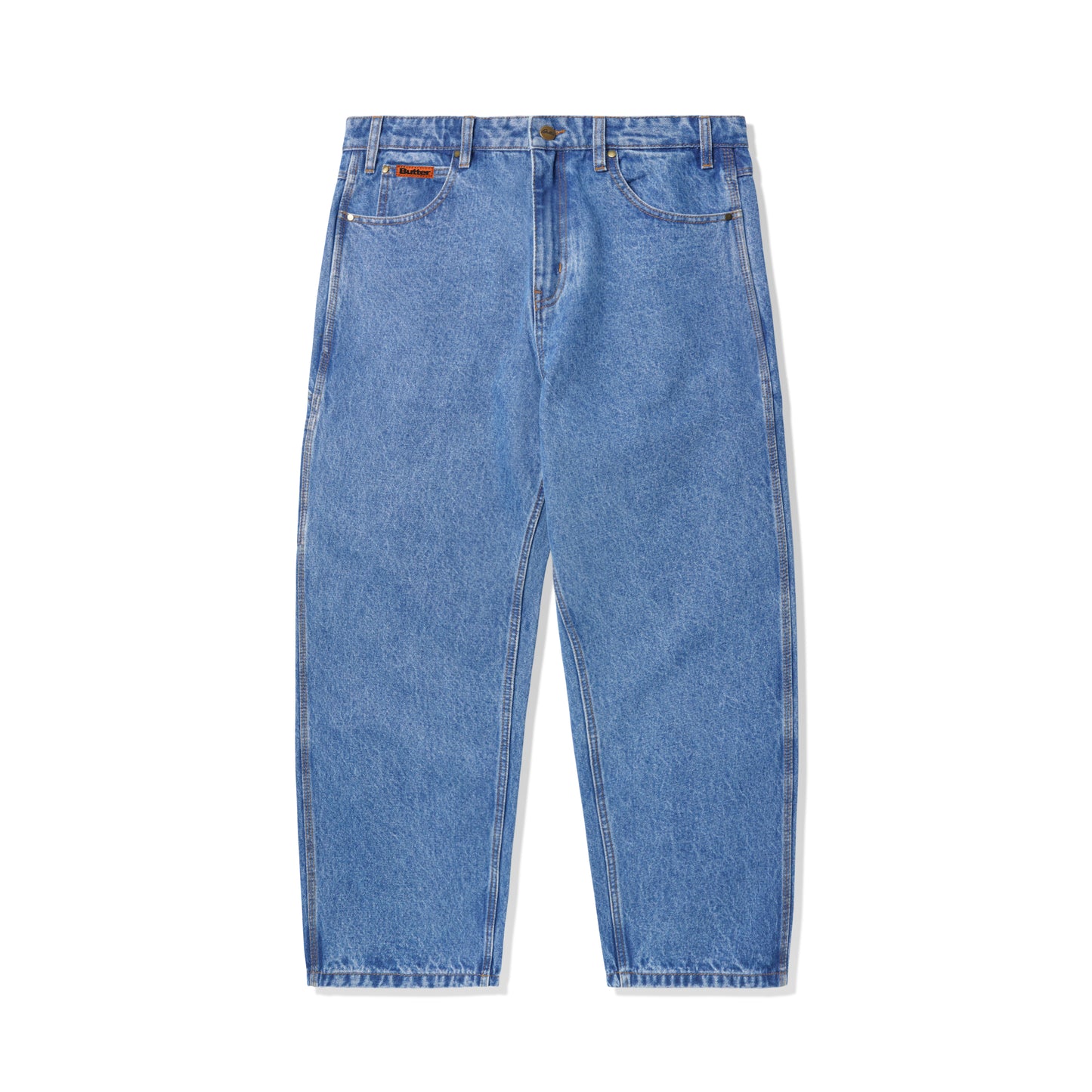 Baggy Denim Jeans, Indigo