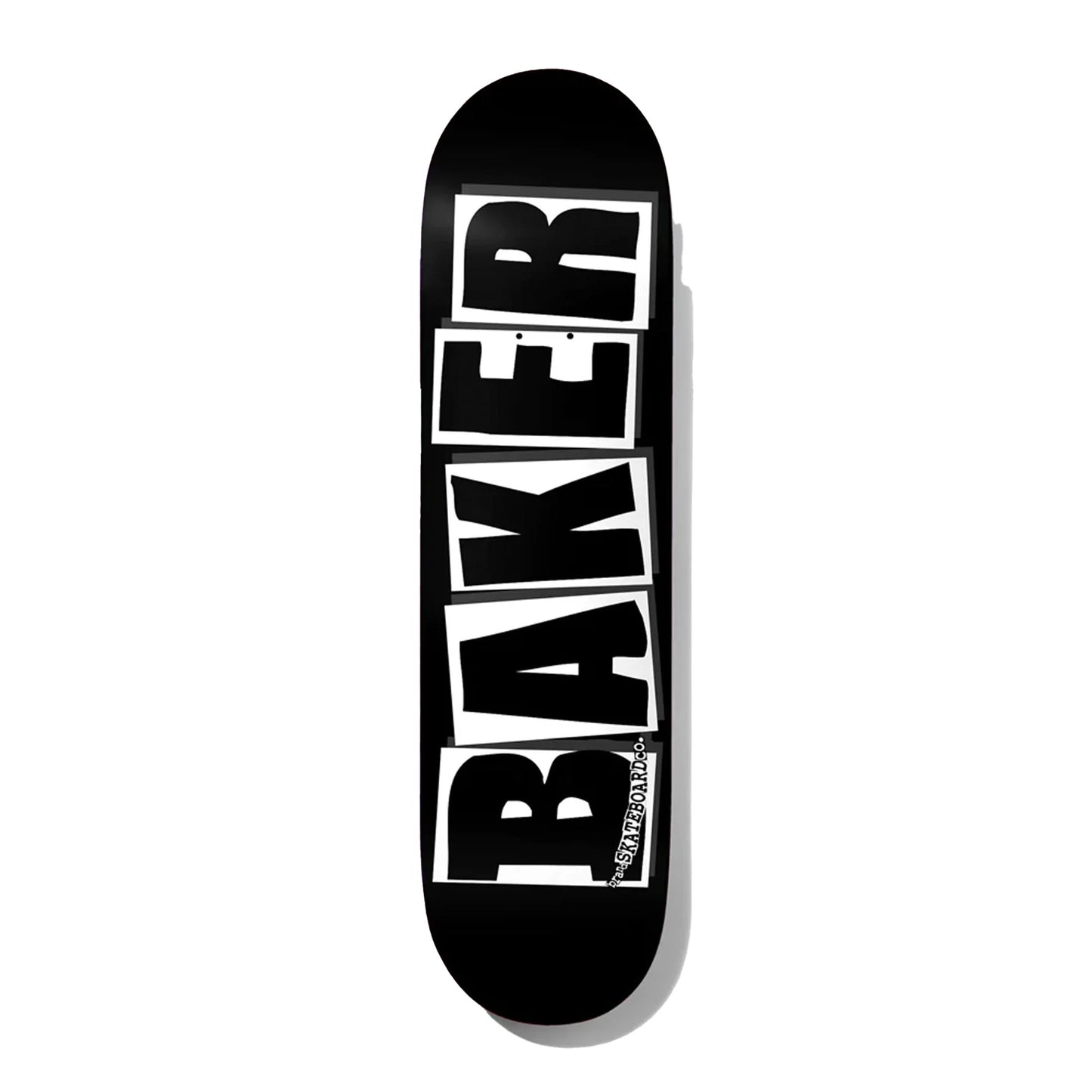 Brand Logo Black/White Deck, 8.25"