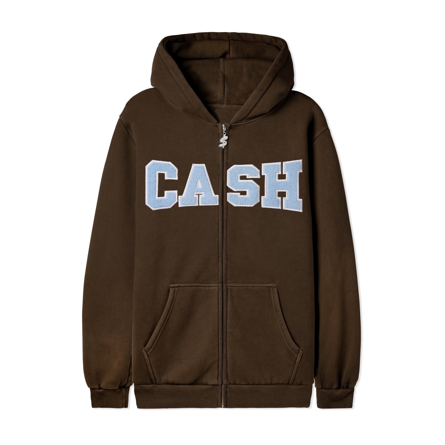 Campus Zip-Thru Hood, Brown