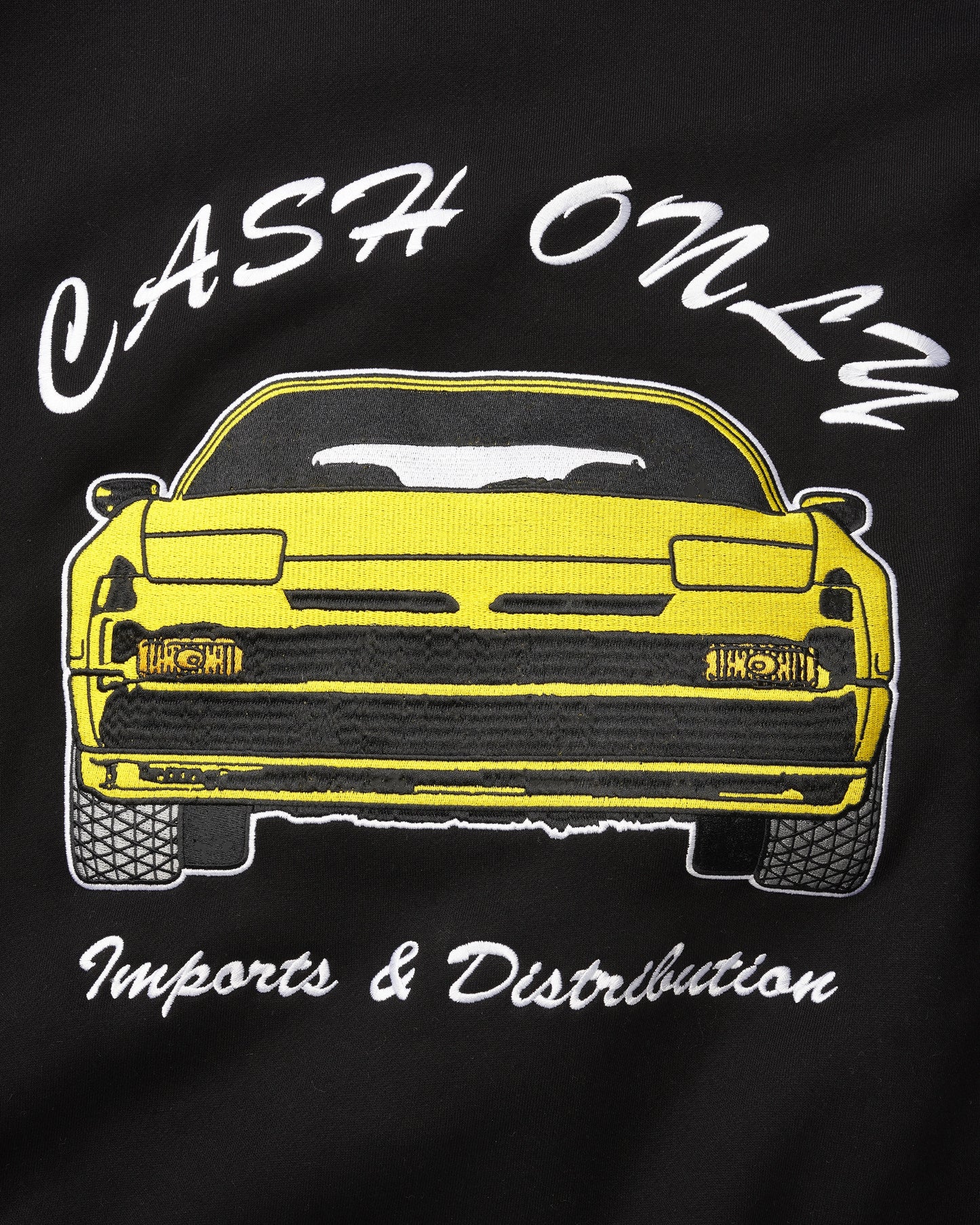 Car Crewneck Sweatshirt, Black