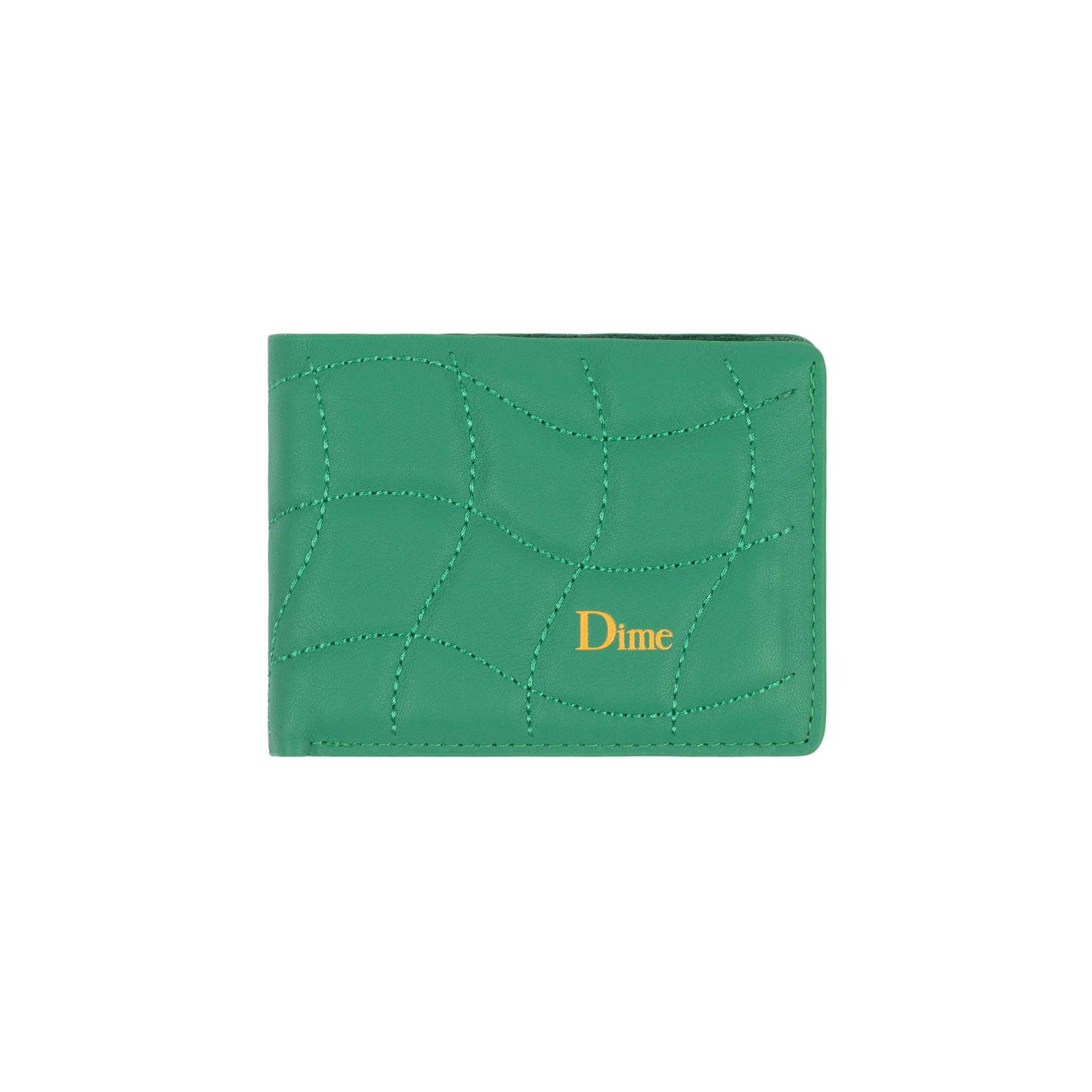 Quilted Bifold Wallet, Grass