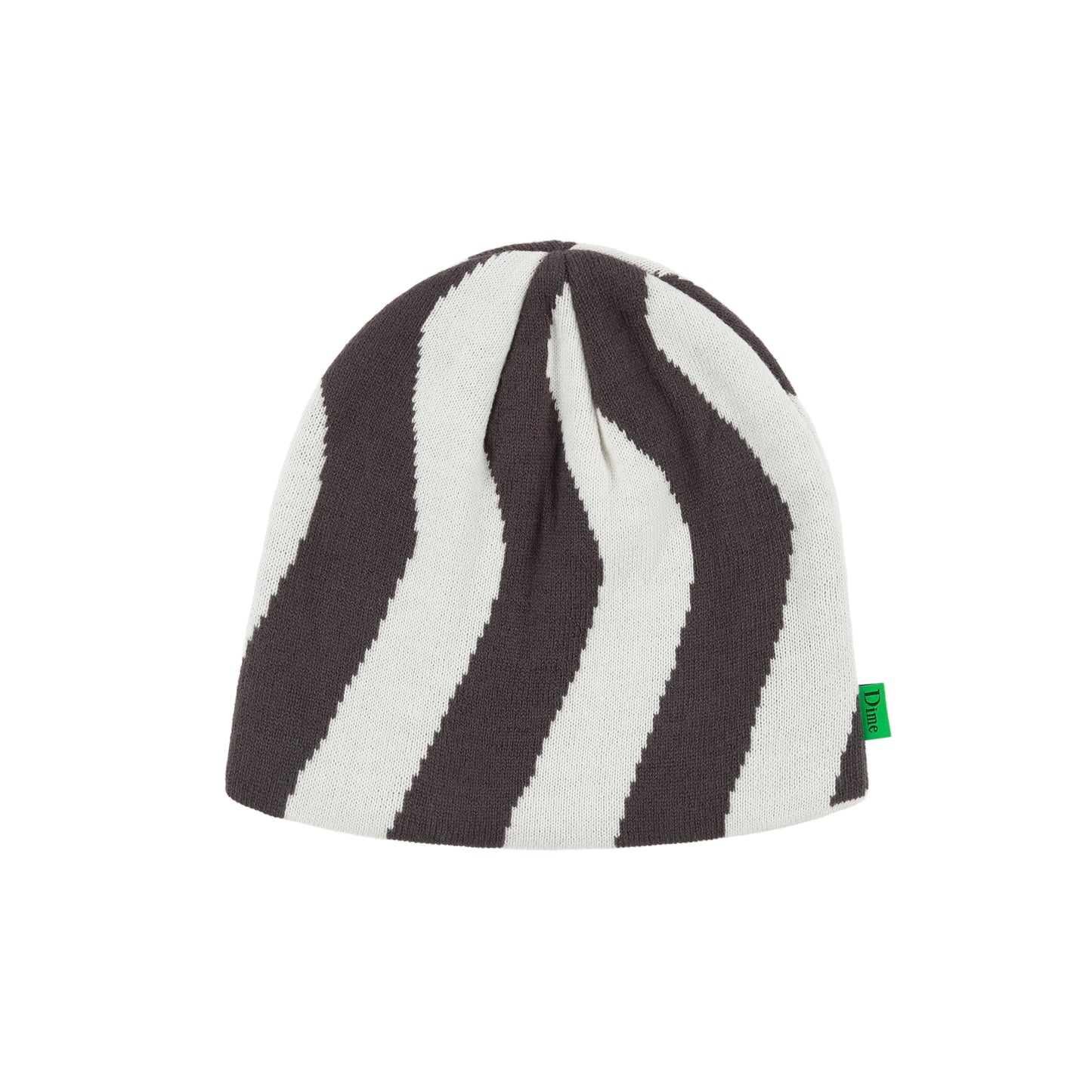 Spiral Skullcap Beanie, Charcoal