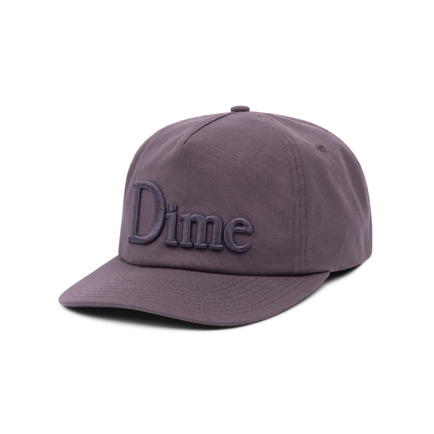 Classic 3D Worker Cap, Dark Eggplant