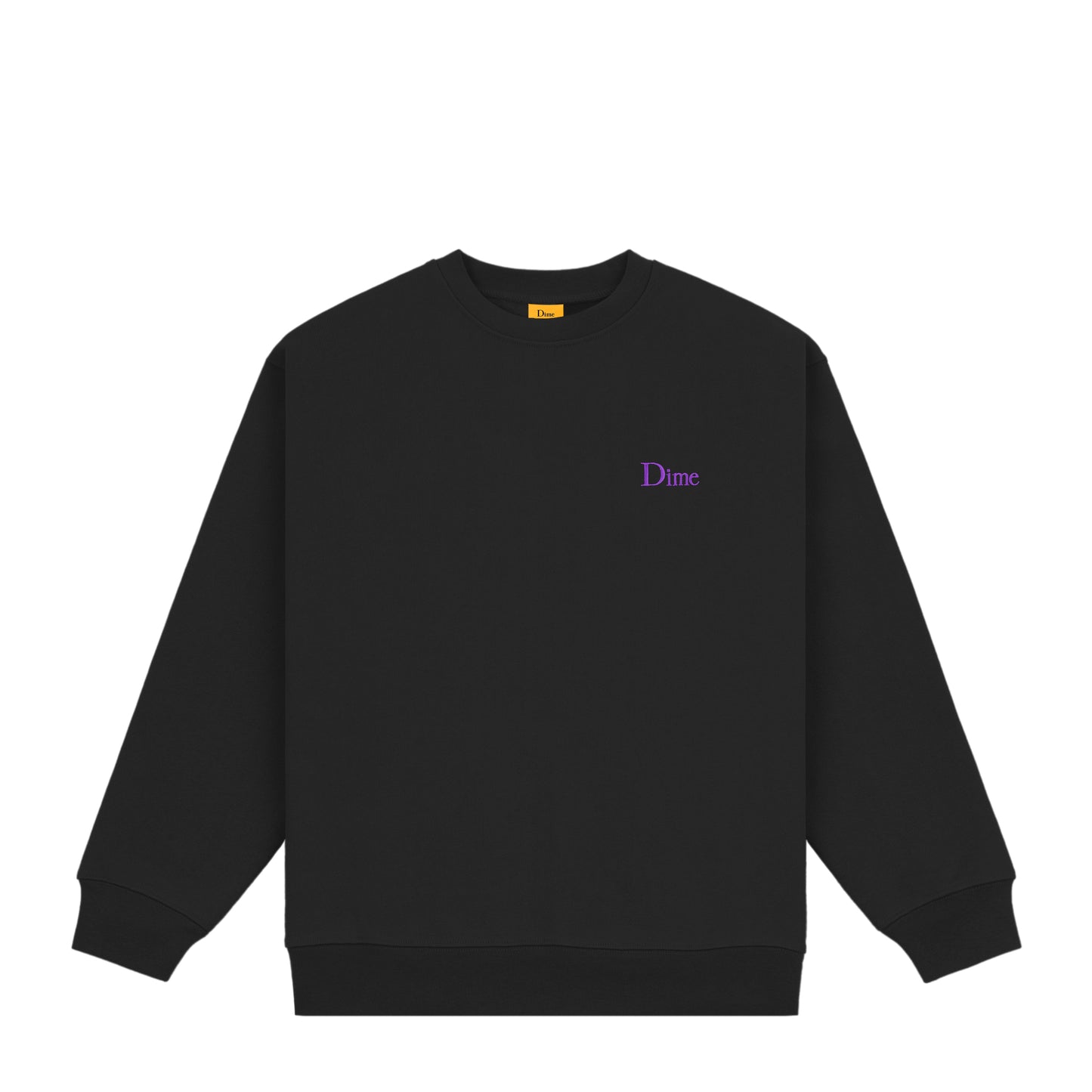 Classic Small Logo Crew, Black