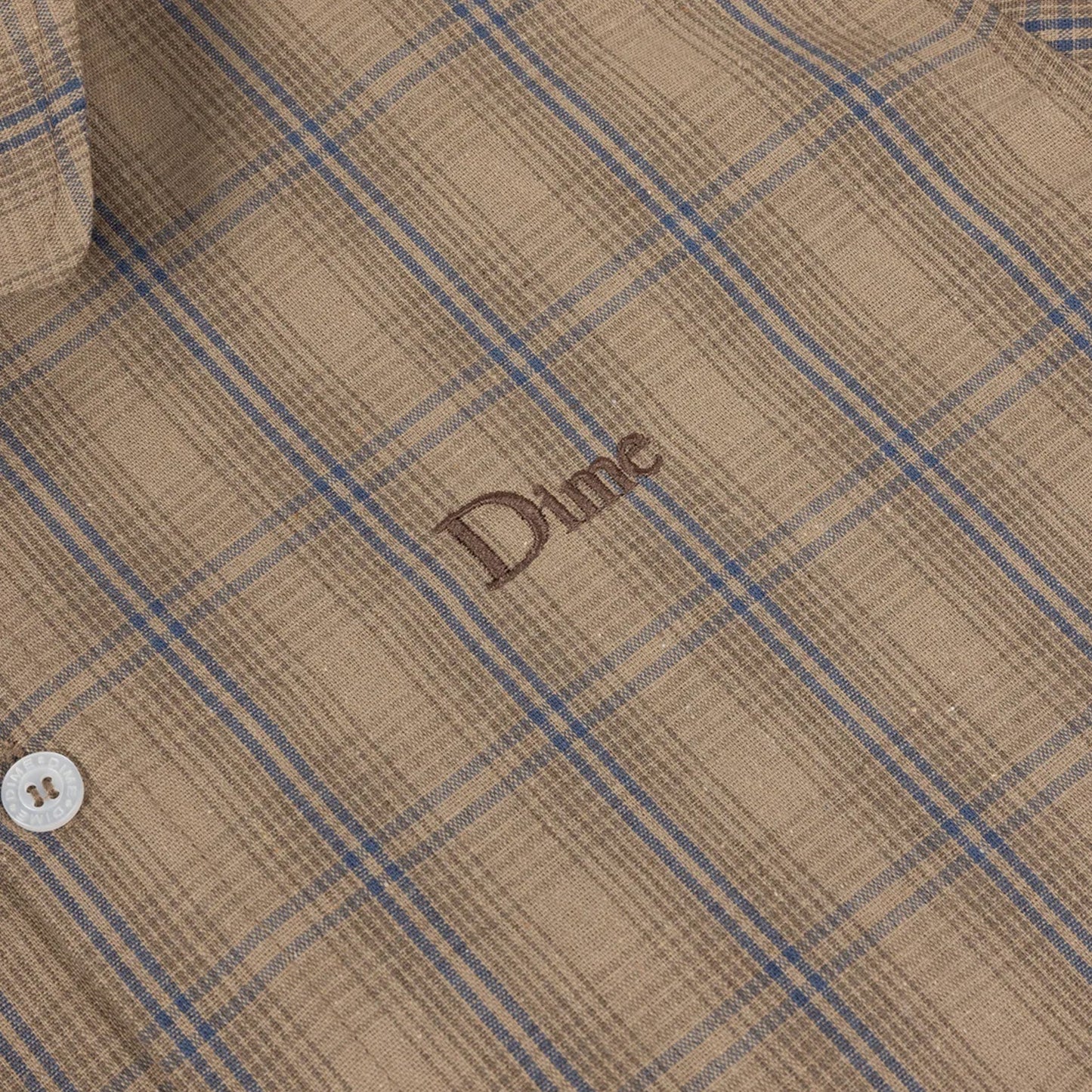 Plaid Button Up Shirt, Brown