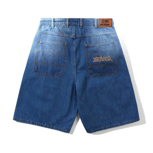 Encounter Denim Shorts, Washed Blue