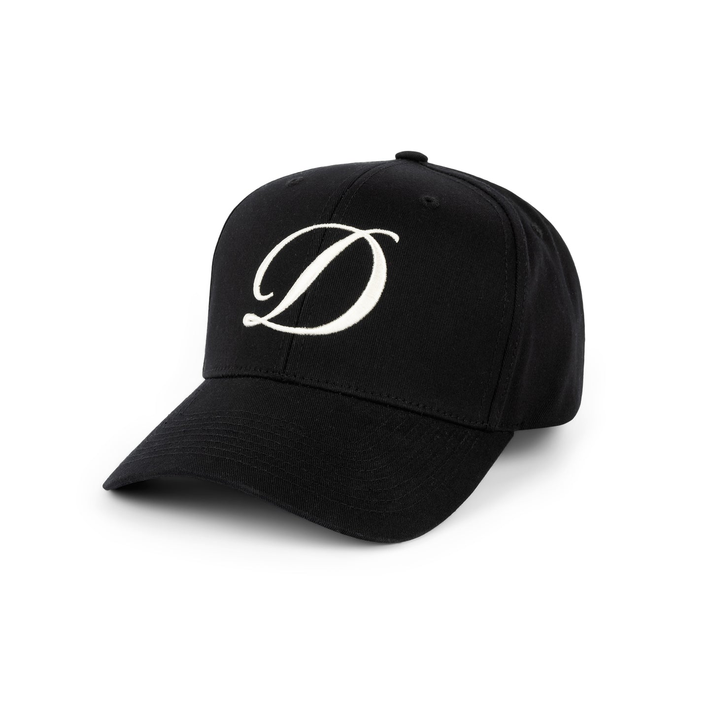D Full Fit Cap, Black
