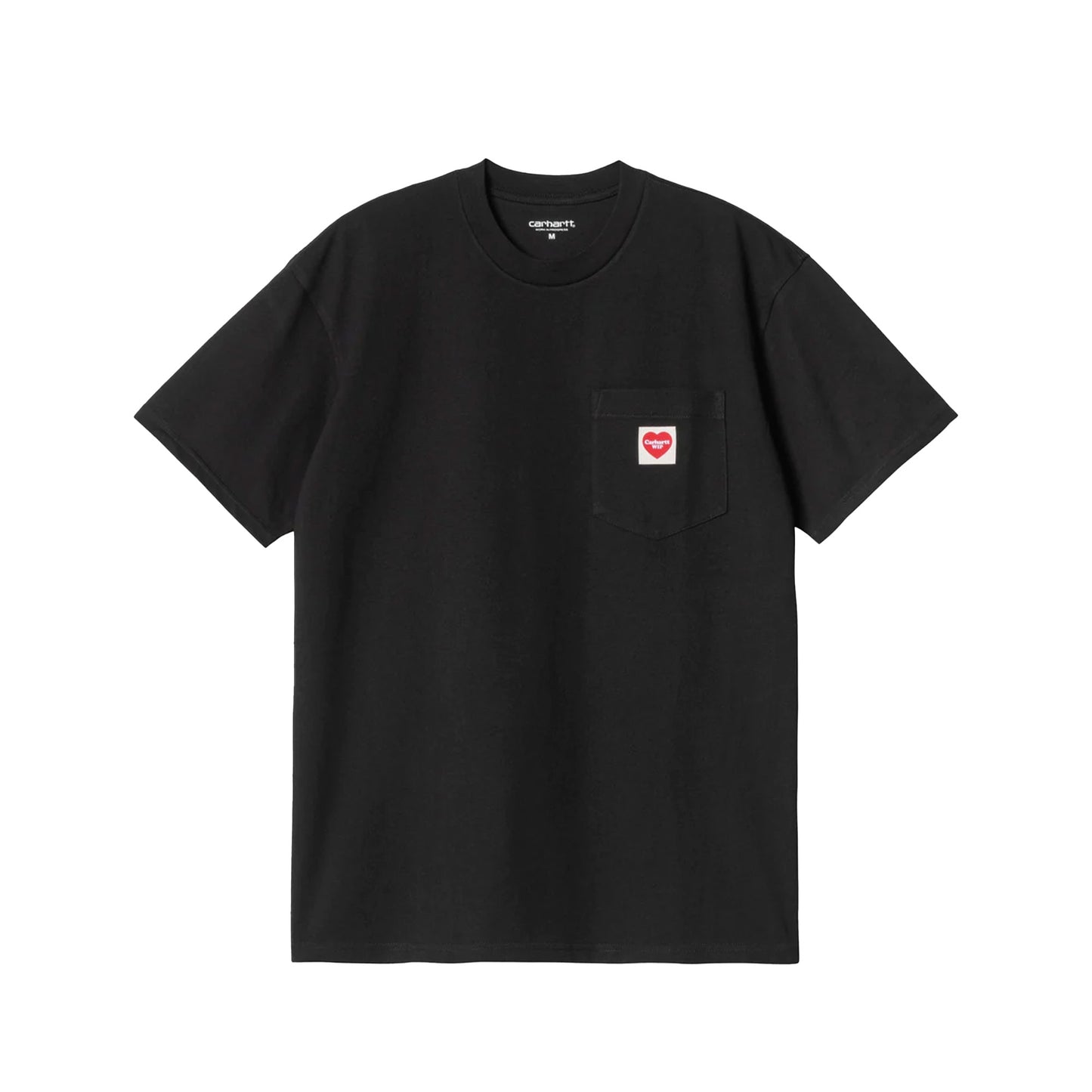 S/S Pocket Heart Tee, Black