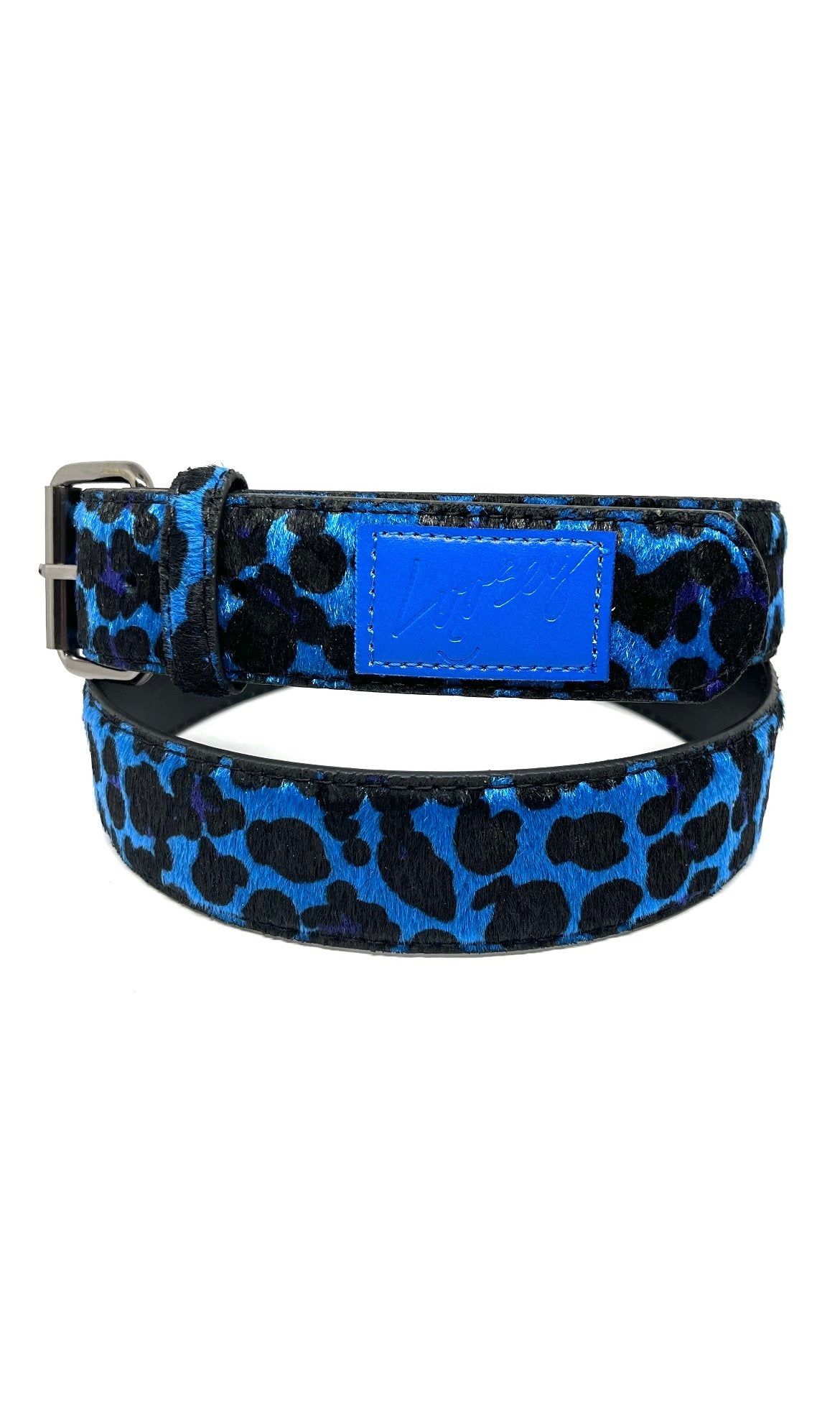 Blue Cheetah Belt