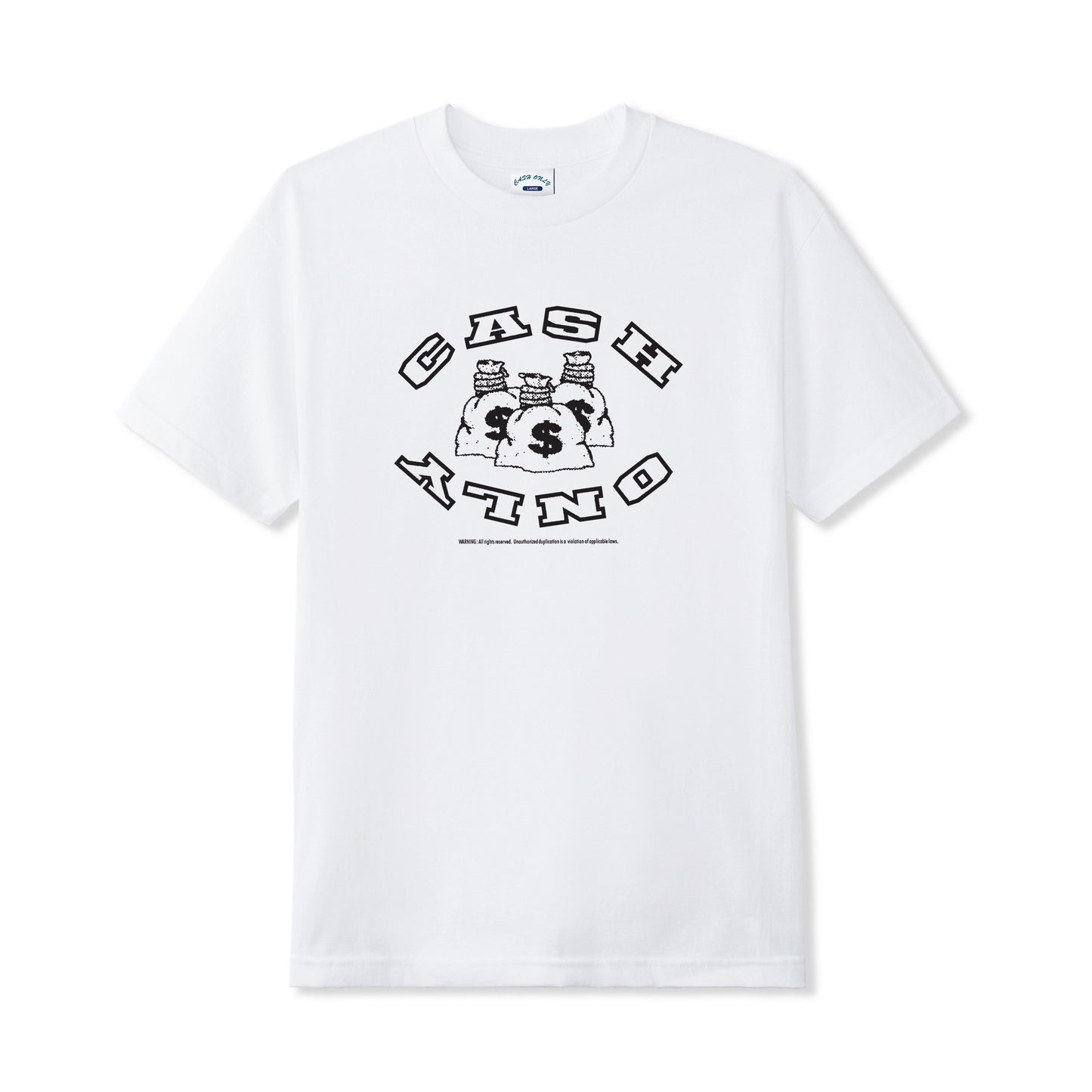 Money Bag Tee, White