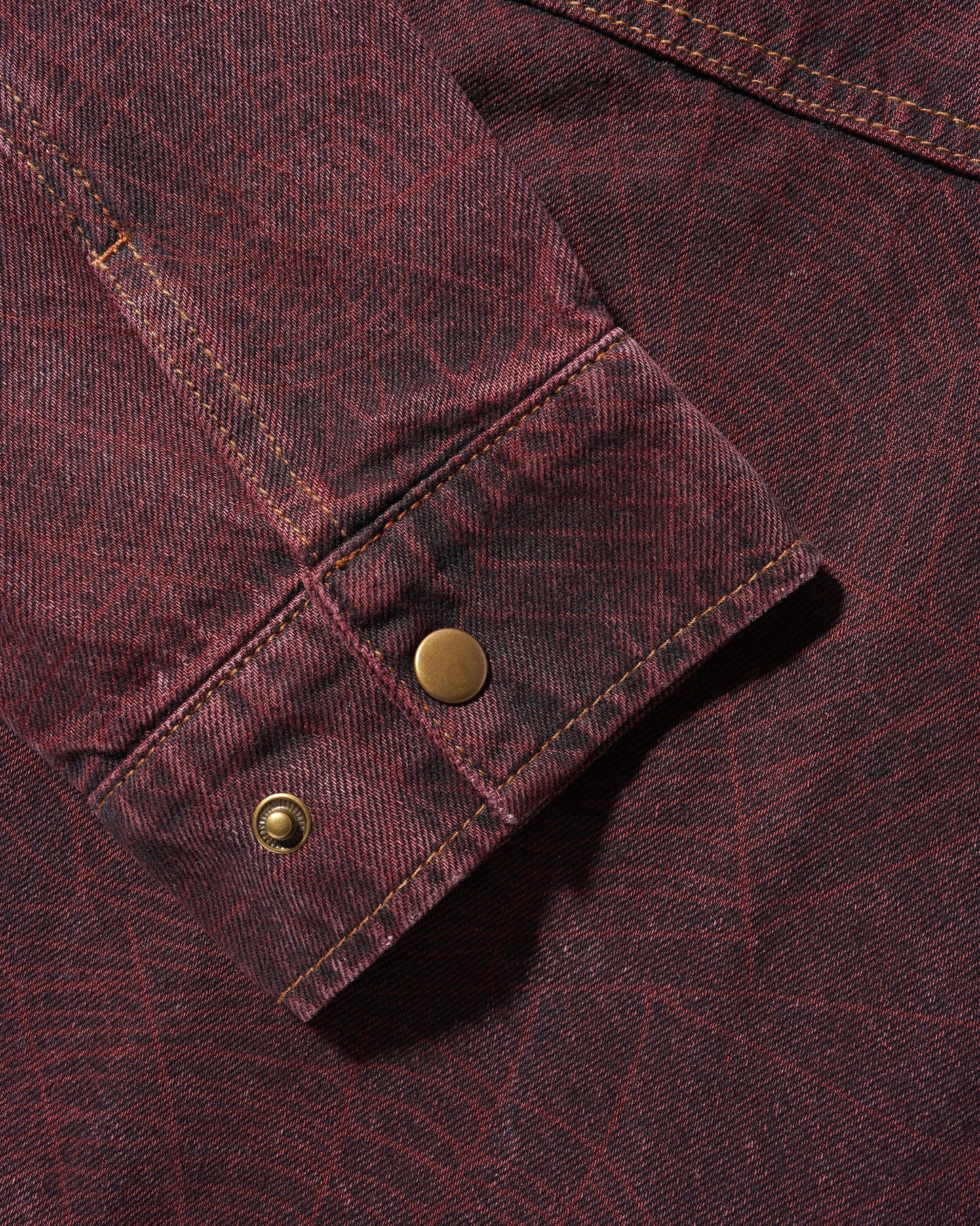 Overdye Web Denim Jacket, Brick
