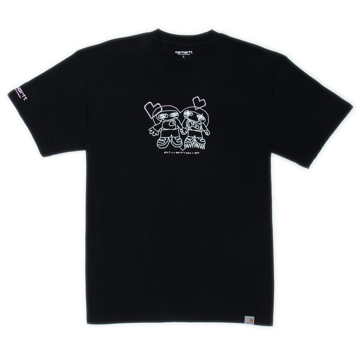 Plush / Carhartt WIP "Broken Hearts" Tee, Black