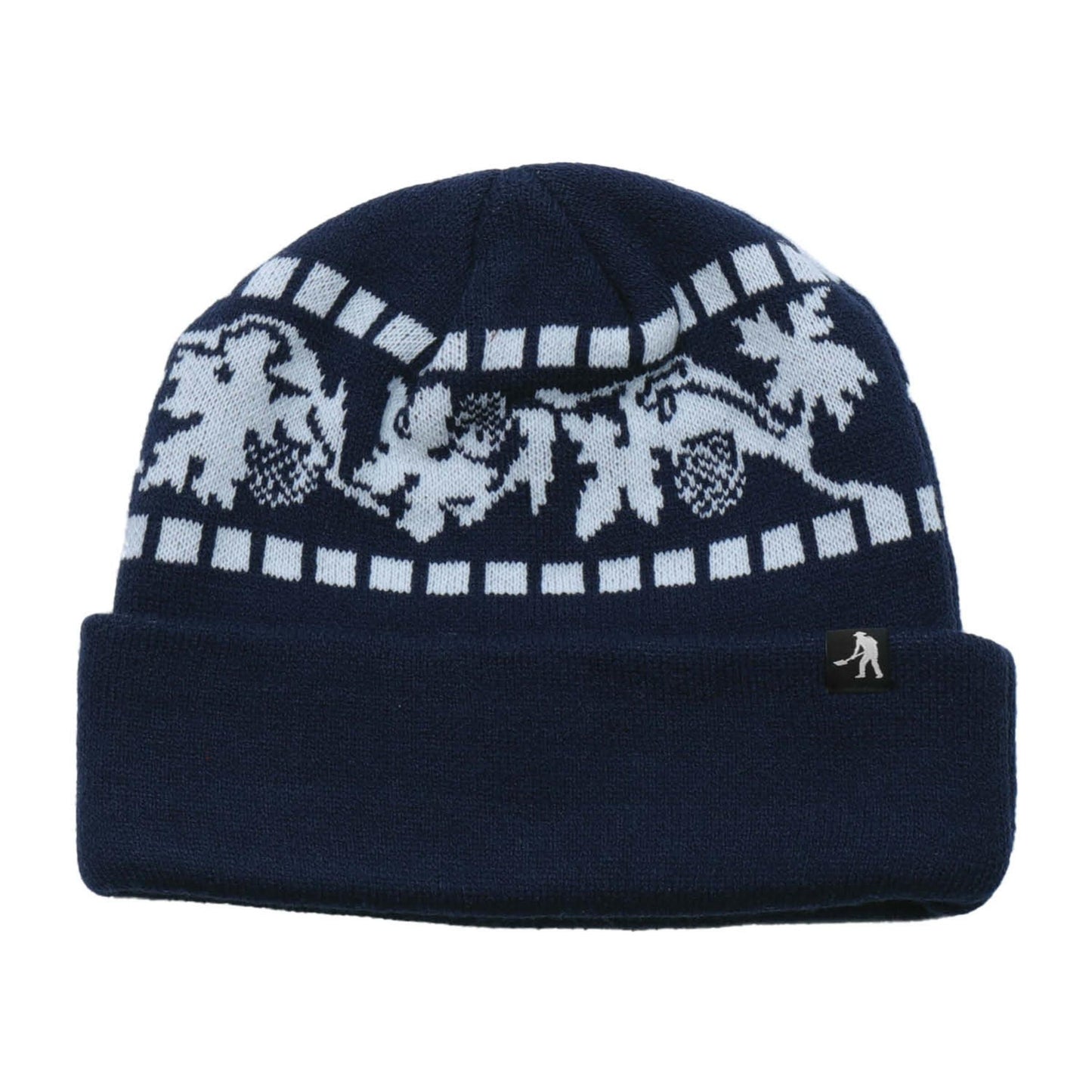 Vine Beanie, Navy / White