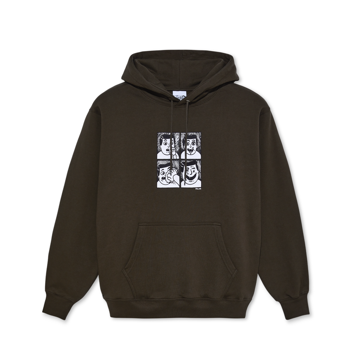 Dave Punch Hoodie, Brown
