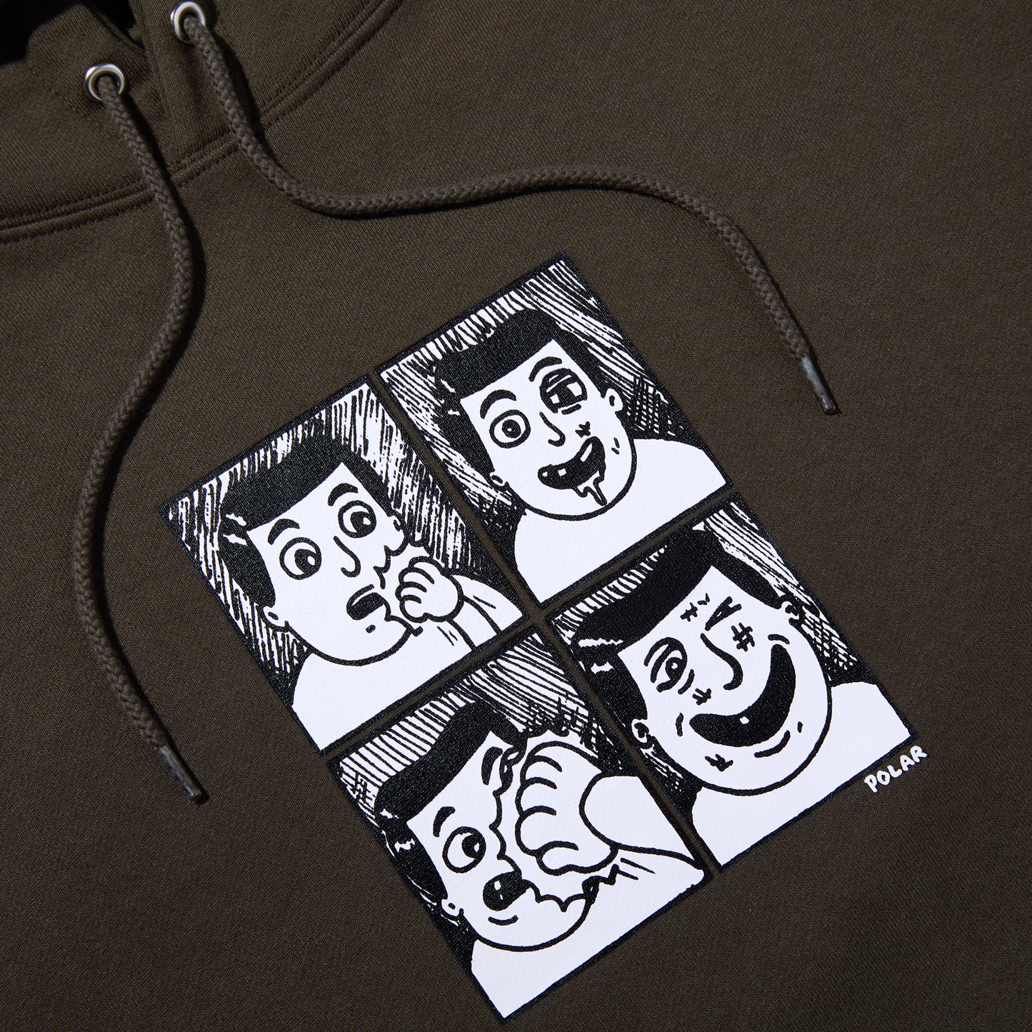 Dave Punch Hoodie, Brown