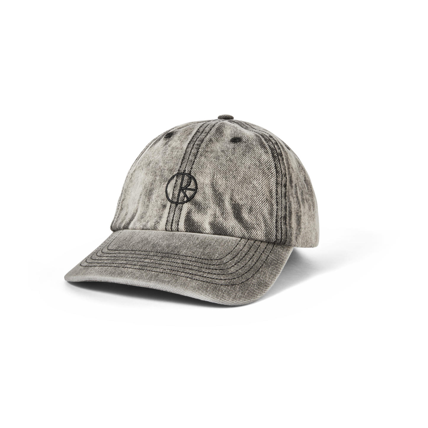 Stroke Logo Denim Cap, Light Acid Beige