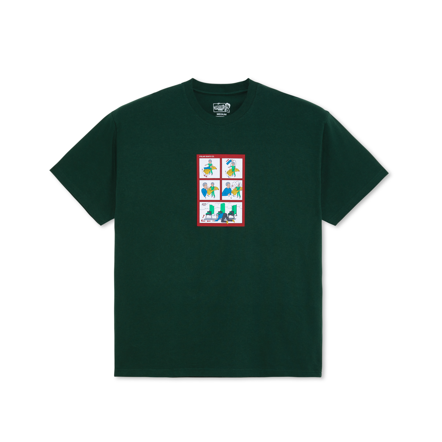 Safety on Board Tee, Dark Green