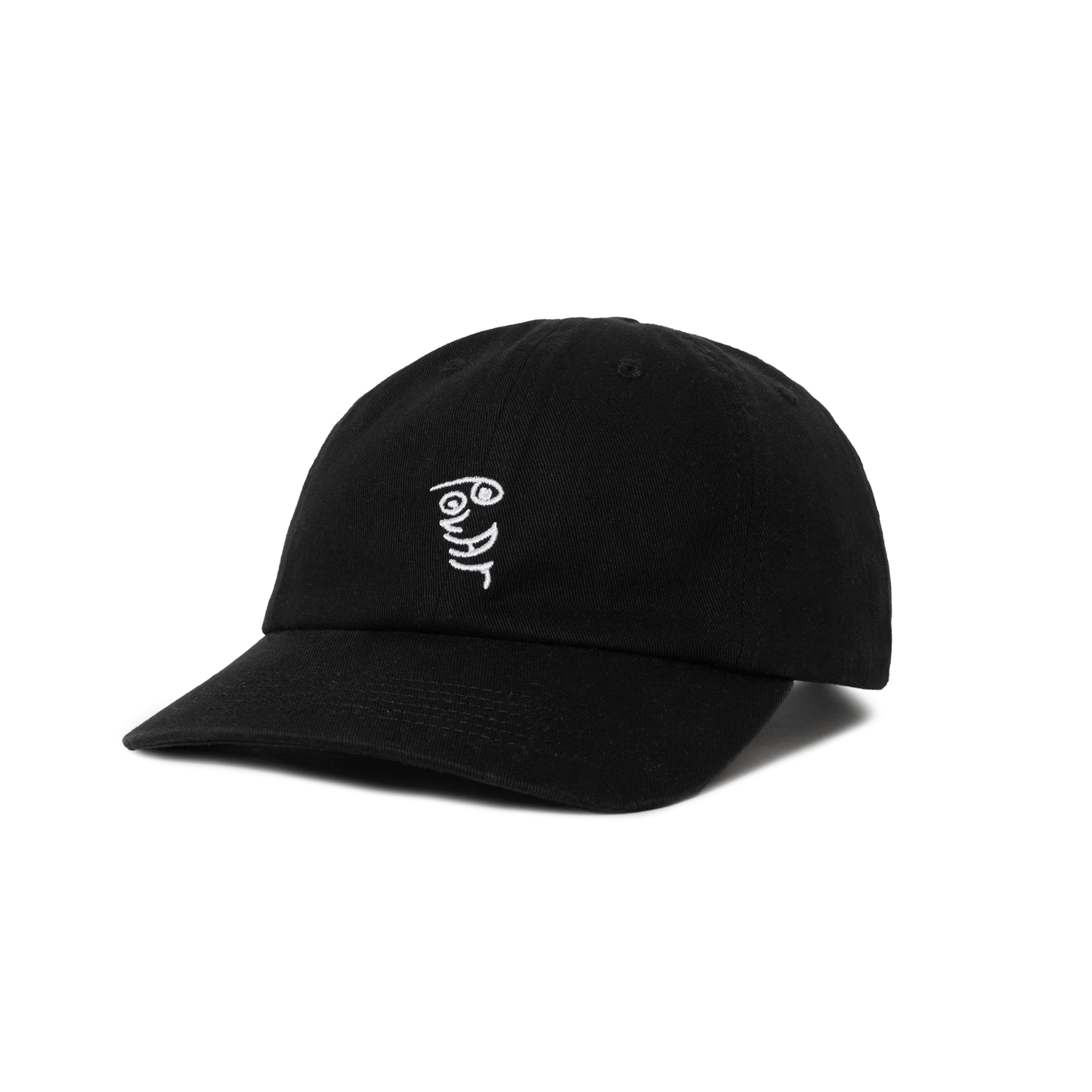 Face Logo Cap, Black