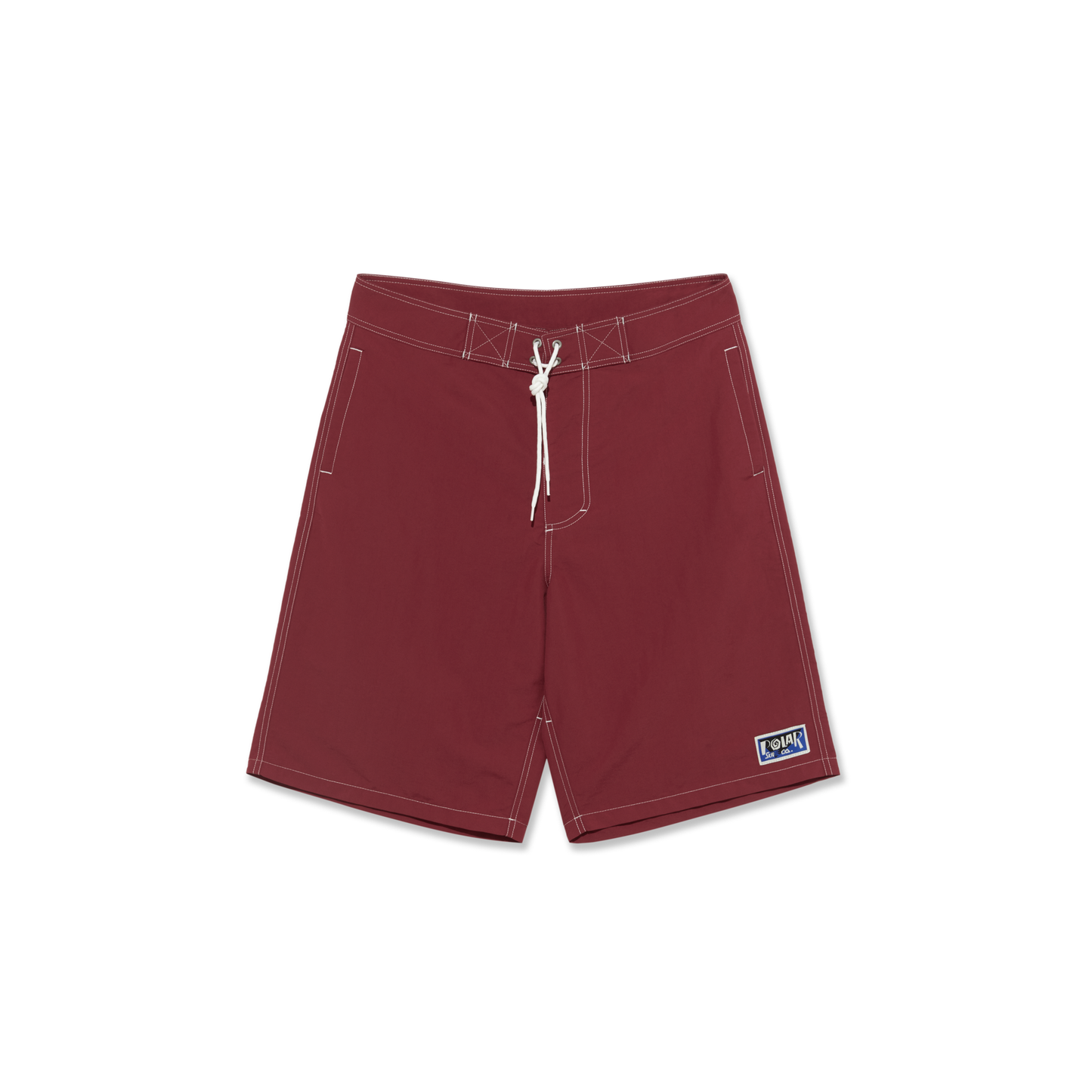 Spiral Surf Swim Shorts, Red
