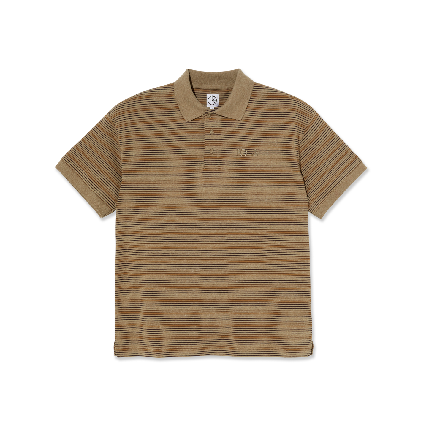 Stripe Polo Shirt, Camel