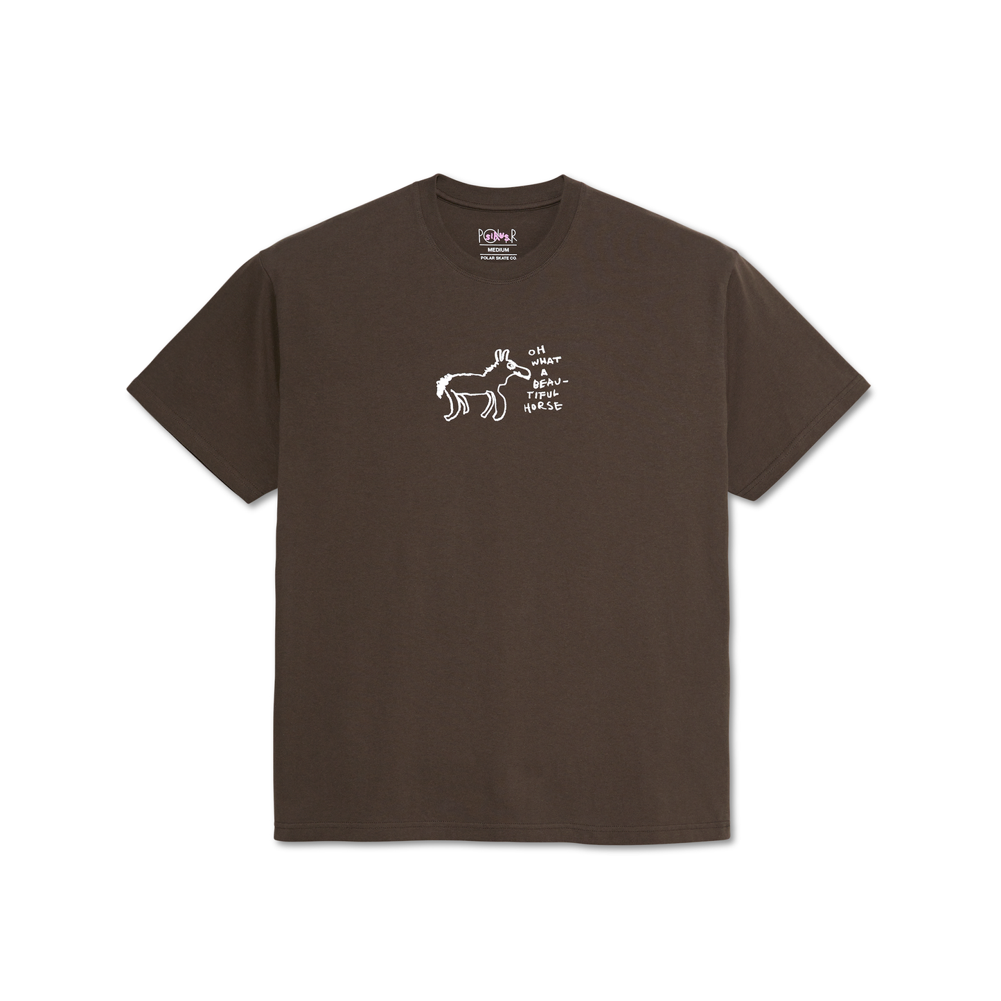 Beautiful Horses Tee, Chocolate