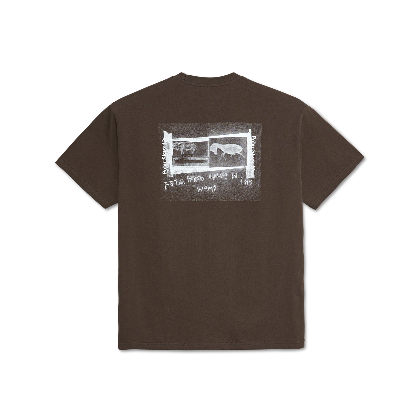 Beautiful Horses Tee, Chocolate