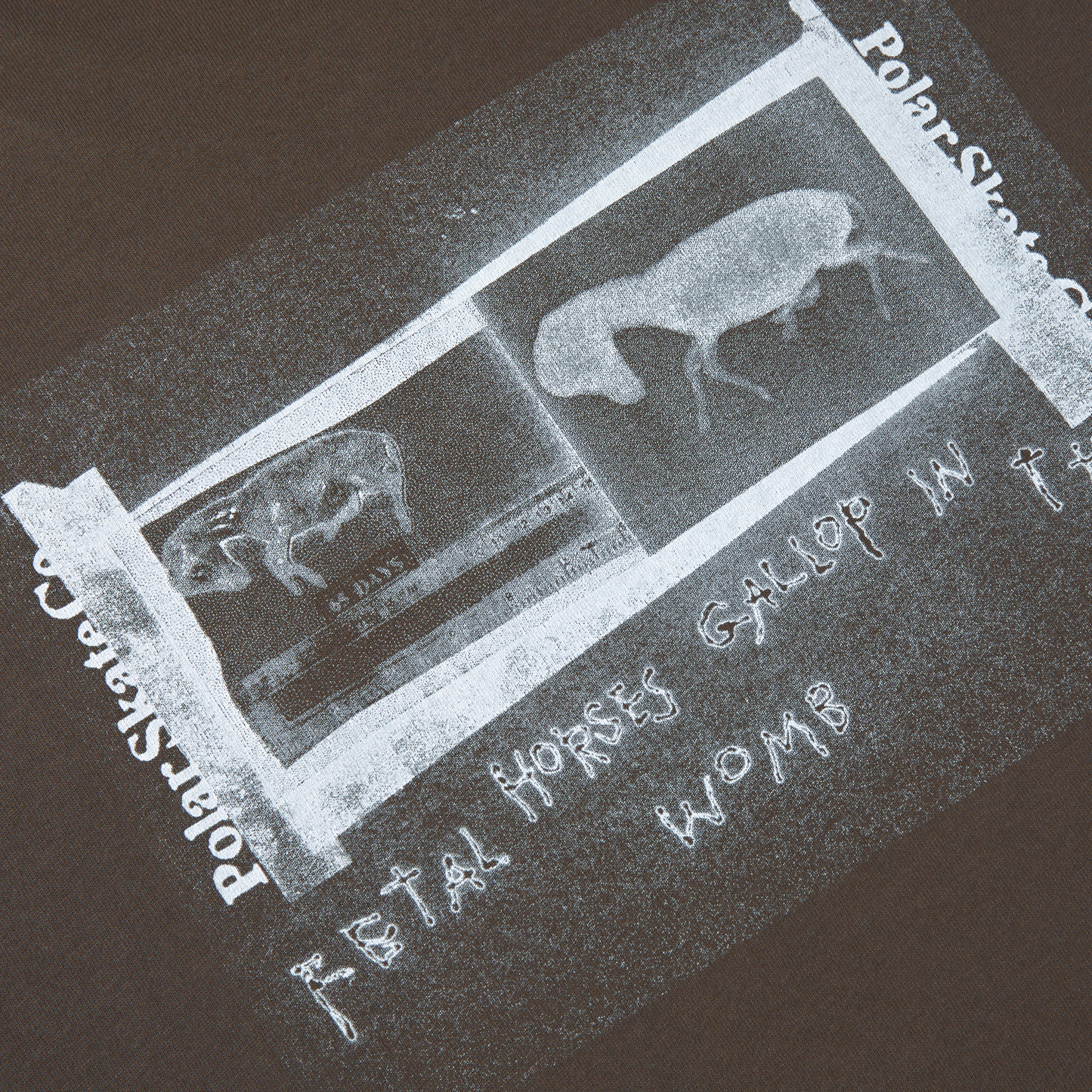 Beautiful Horses Tee, Chocolate