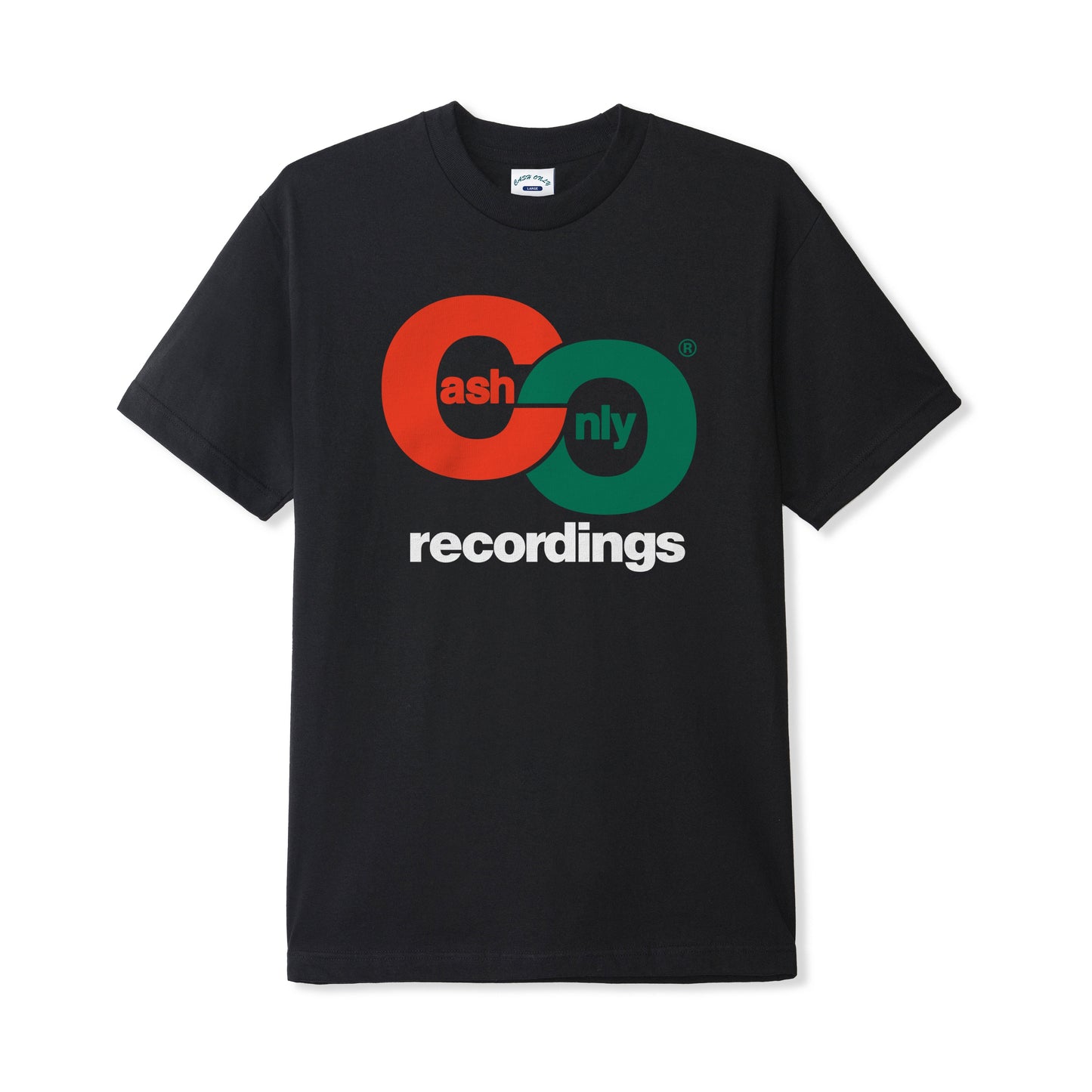 Recordings Tee, Black
