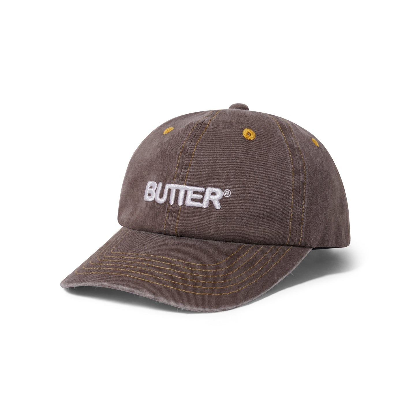Rounded Logo 6 Panel Cap, Oakwood