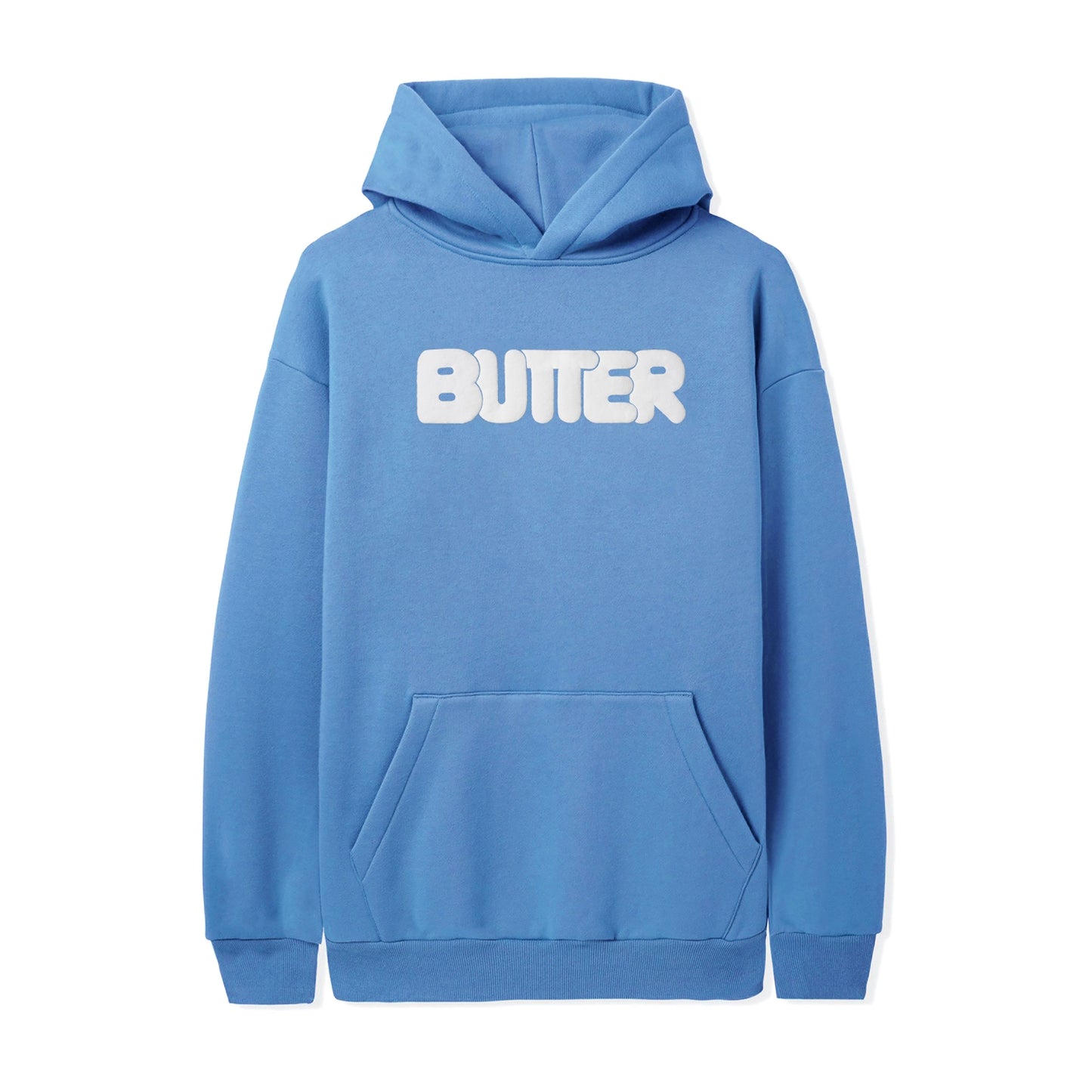 Rounded Logo Pullover Hood, Cornflower