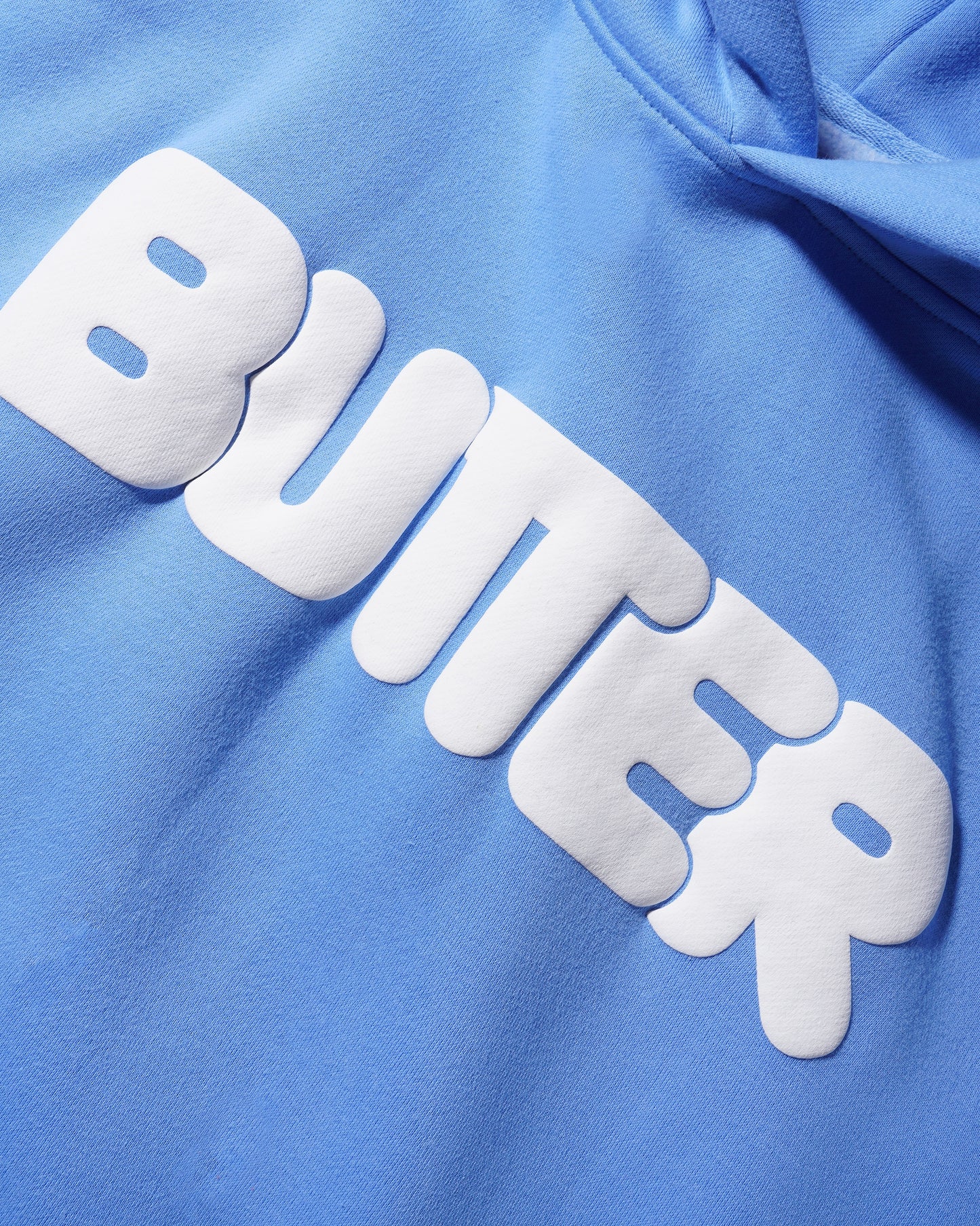 Rounded Logo Pullover Hood, Cornflower