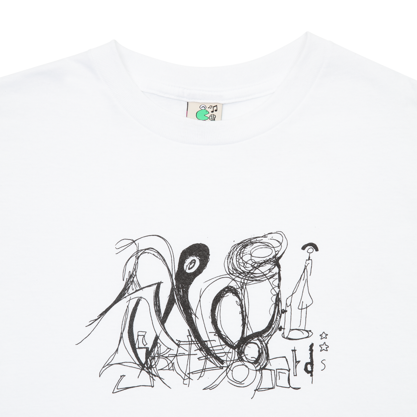 Scribble Daddy Tee, White