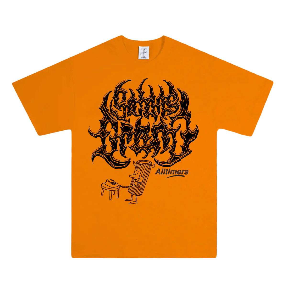 Satan's Drano Tee, Orange