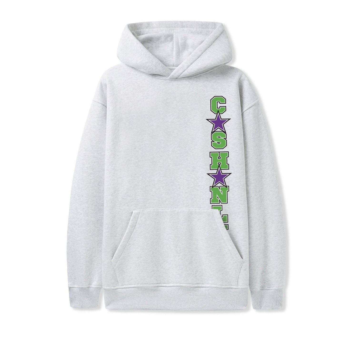 Track Pullover Hood, Ash Grey