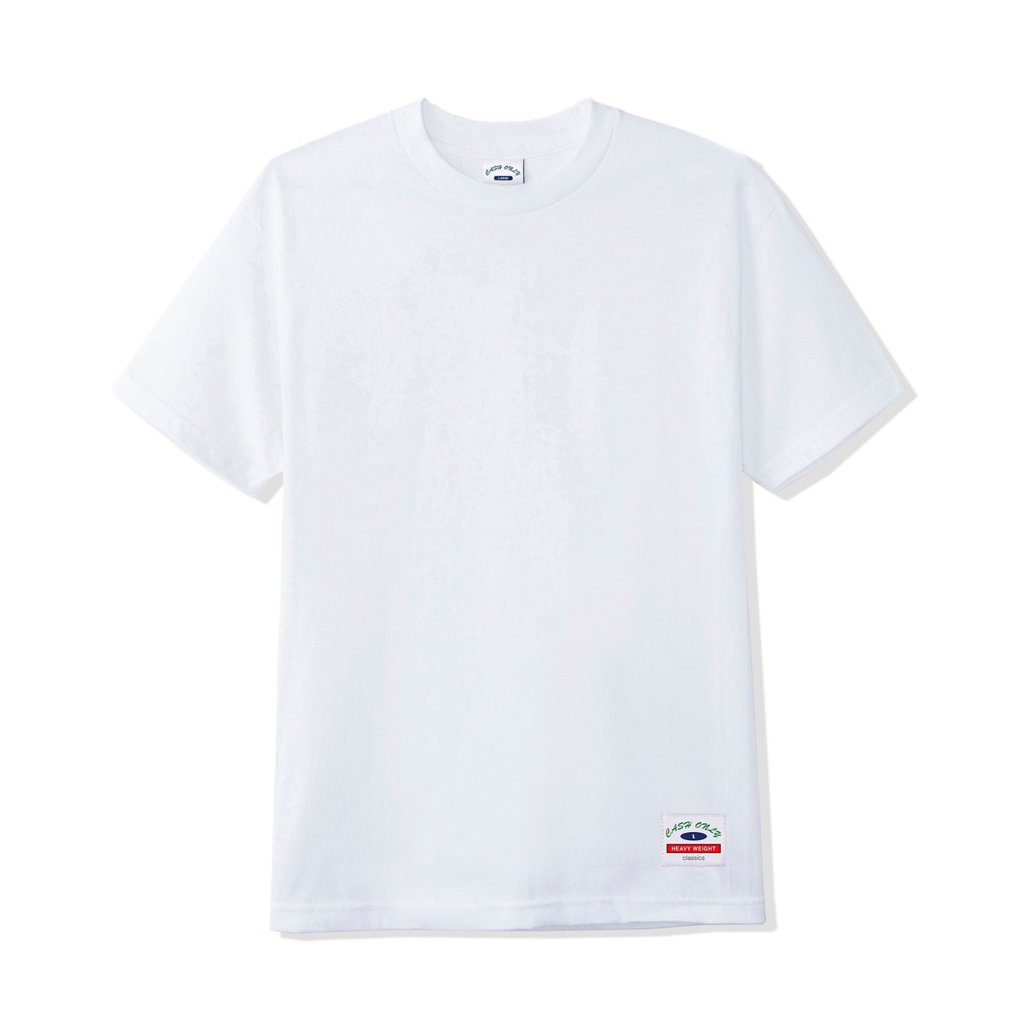 Ultra Heavy-Height Basic Tee, White